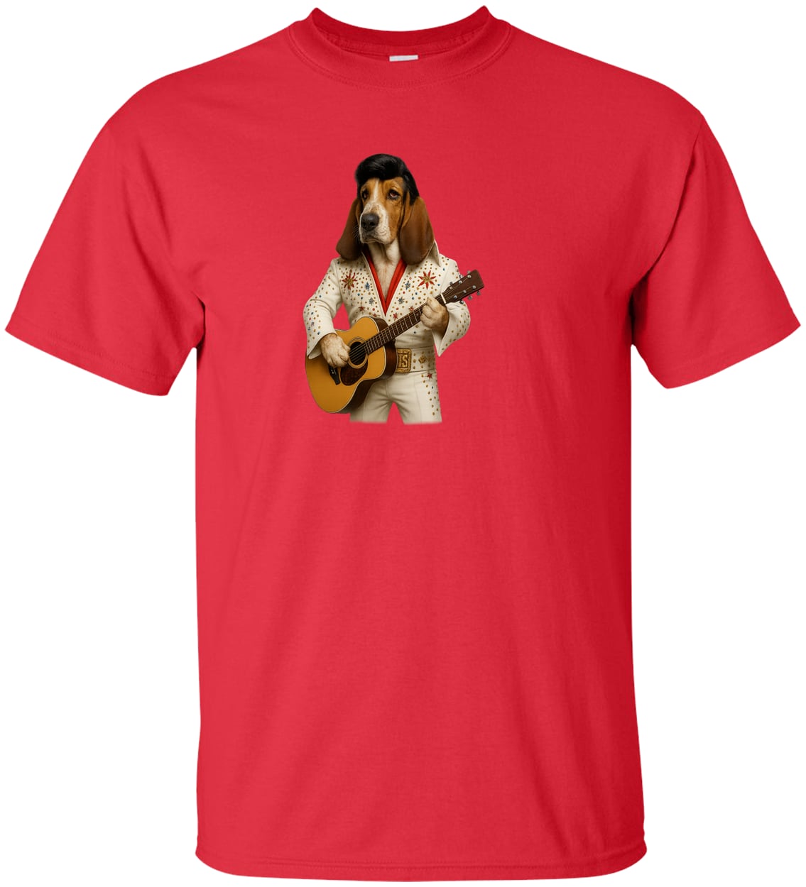 G200T Gildan Mens Tall Ultra Cotton Tee - Red