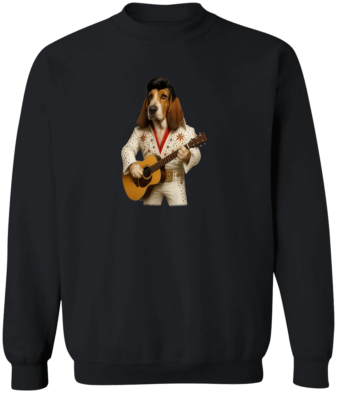 G180 Gildan Crewneck Pullover Sweatshirt - Black
