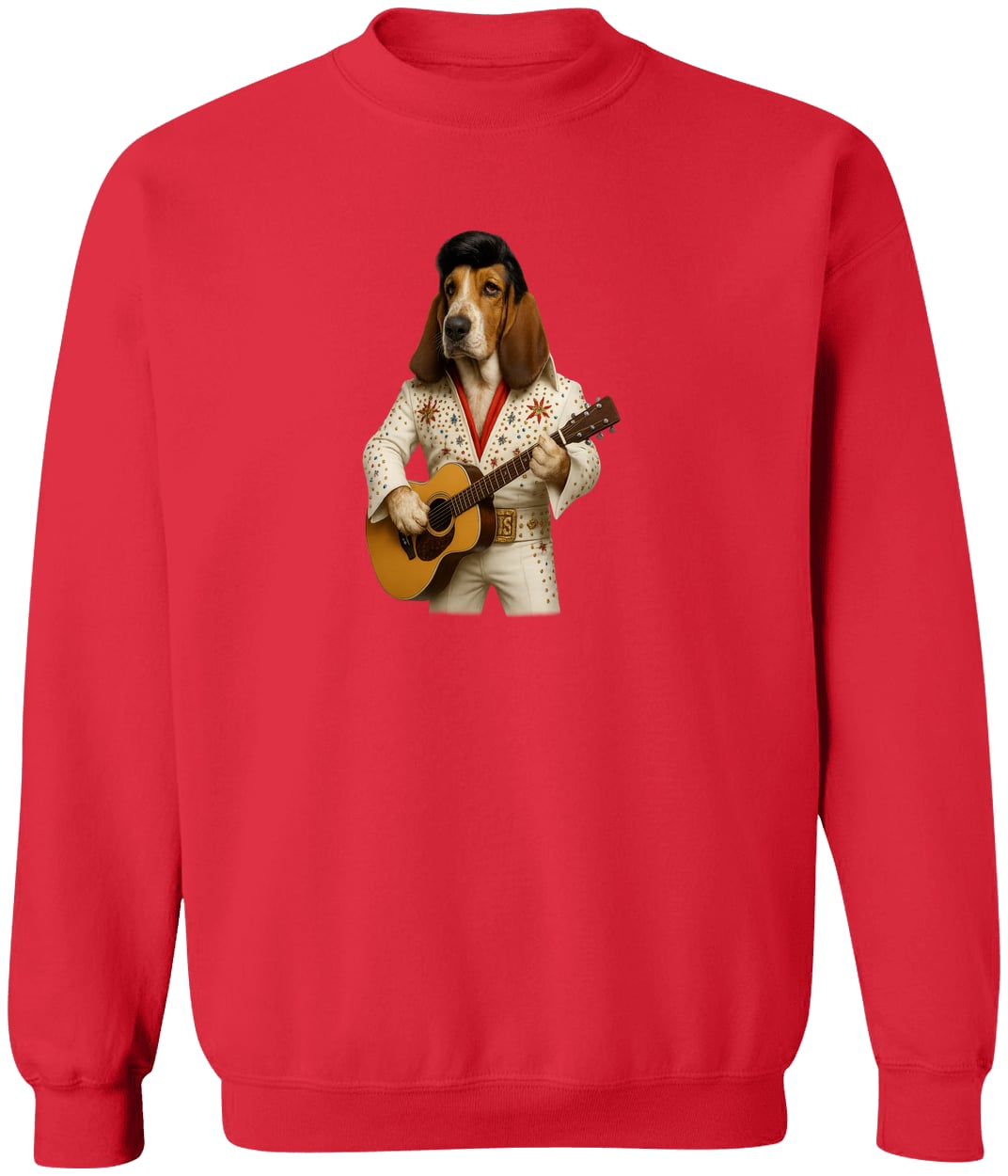 G180 Gildan Crewneck Pullover Sweatshirt - Red