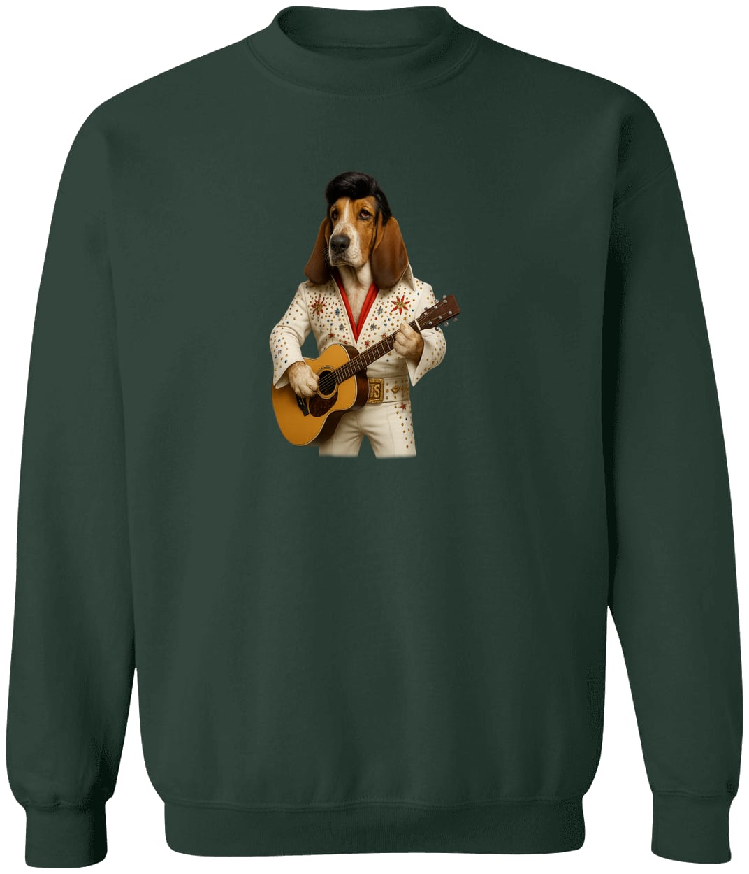 G180 Gildan Crewneck Pullover Sweatshirt - Forest Green
