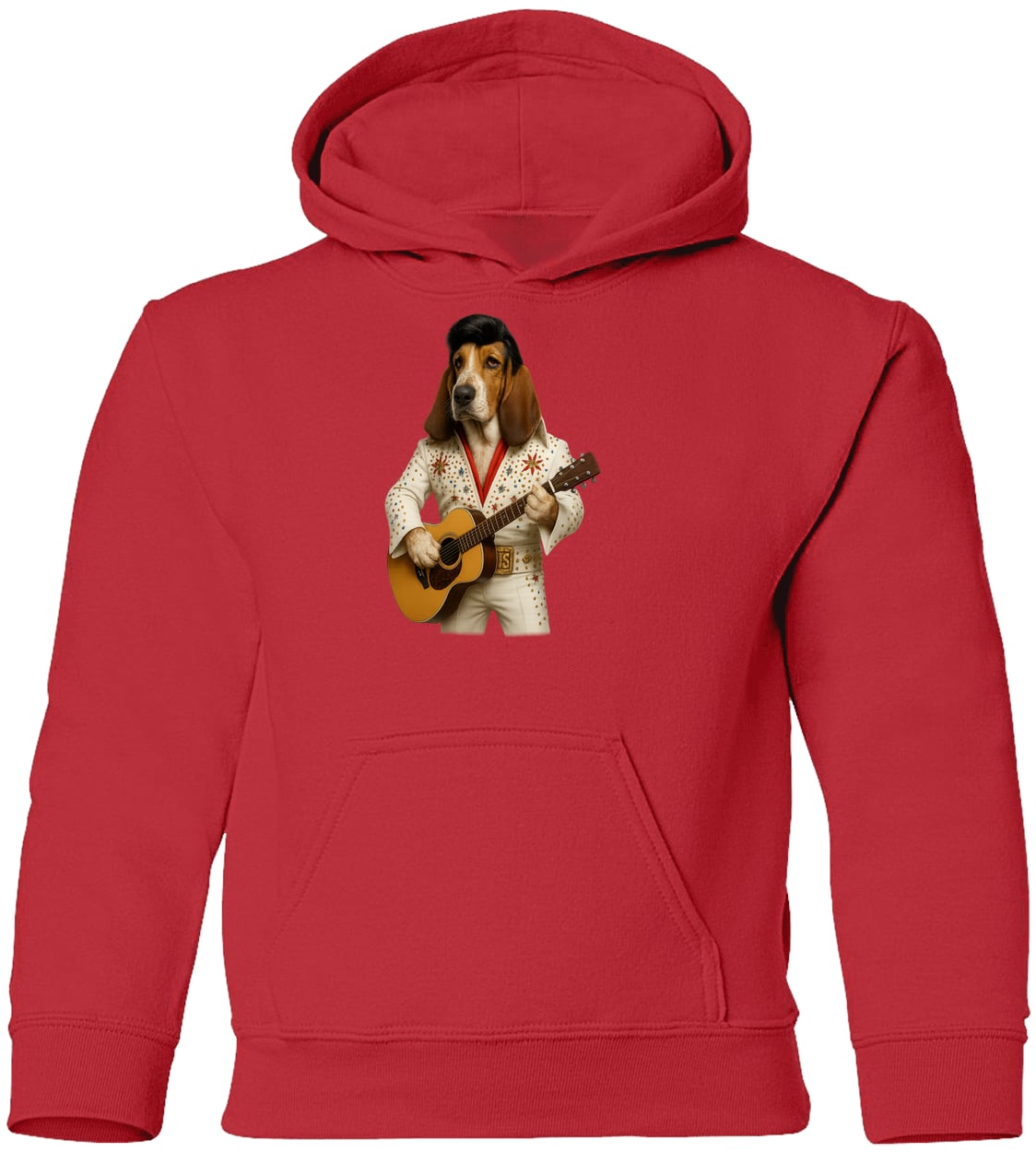 G185B Gildan Youth Pullover Hoodie - Red
