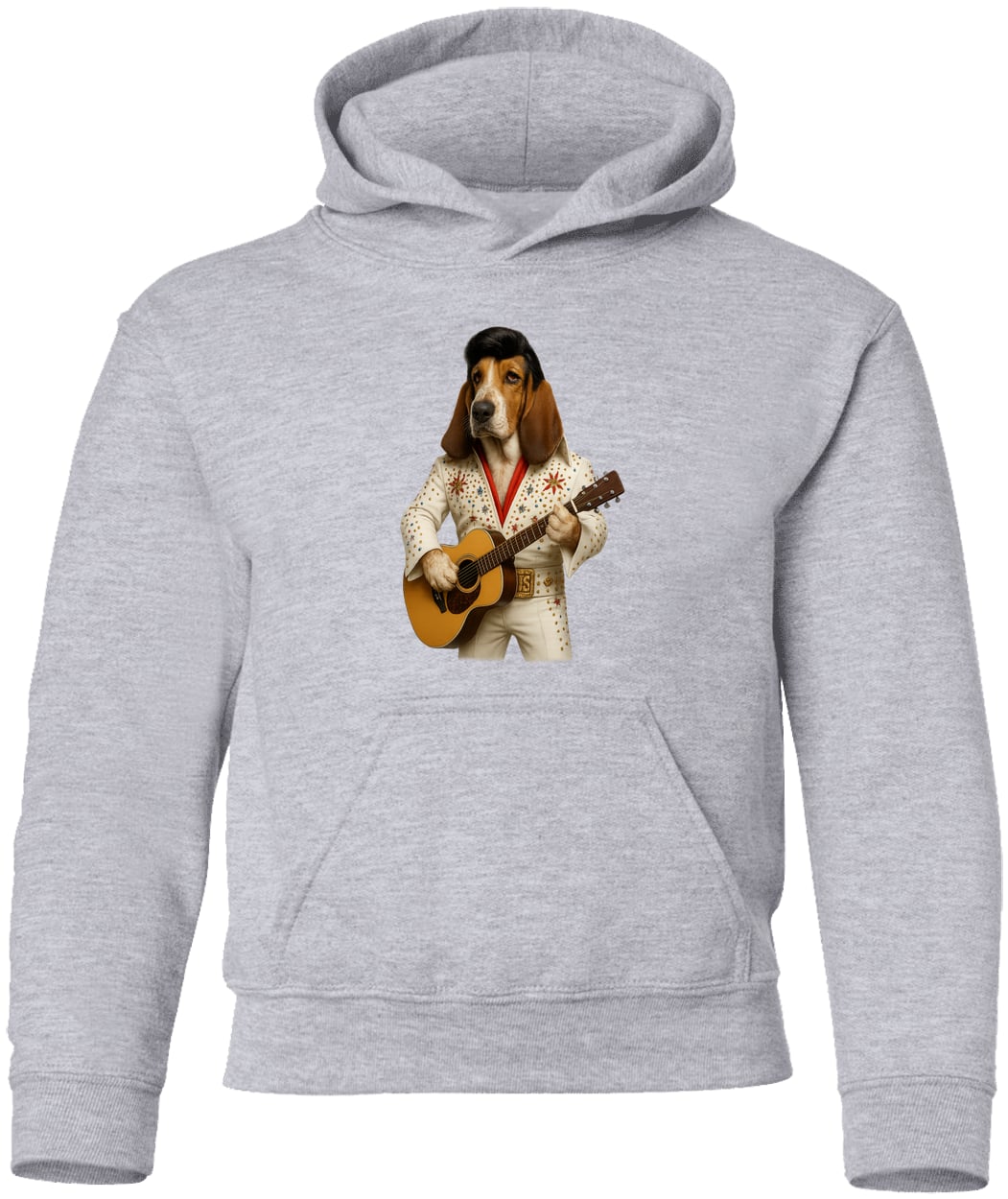 G185B Gildan Youth Pullover Hoodie - Sport Grey