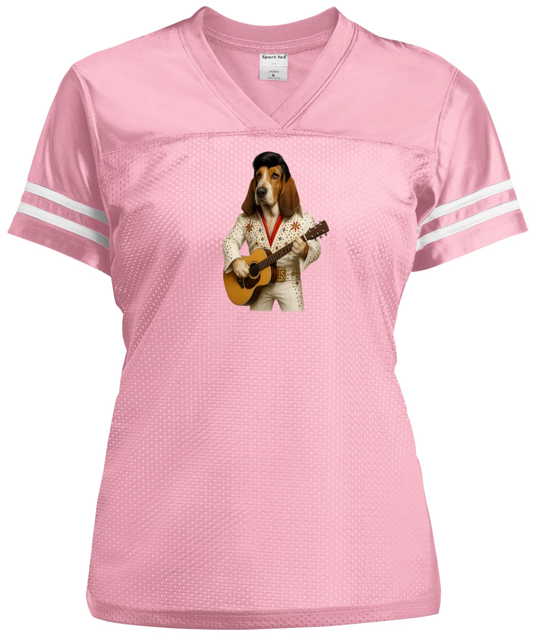 LST307 Sport-Tek Ladies' Replica Jersey - Light Pink/White