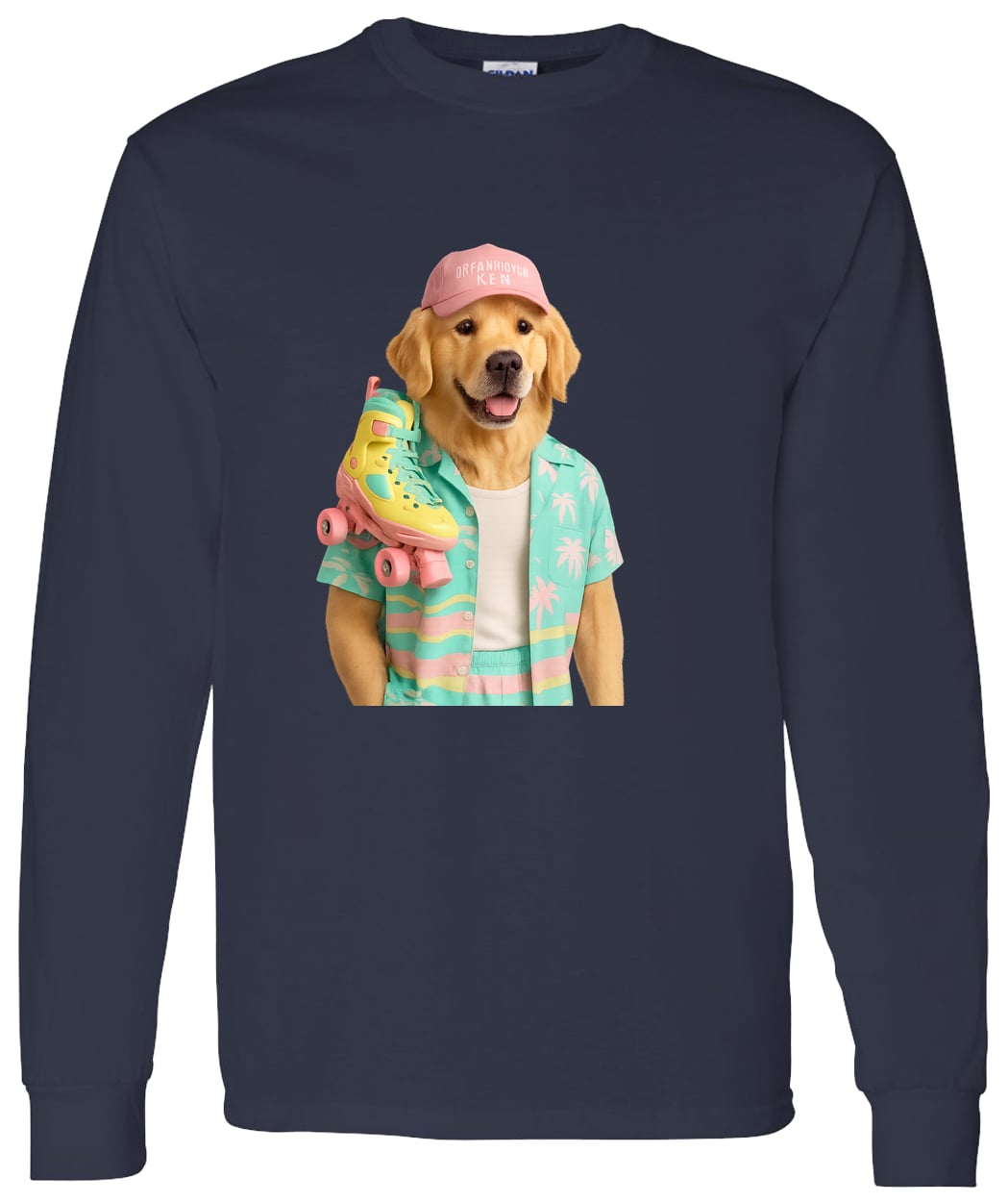 G540 LS T-Shirt 5.3 oz. - Navy