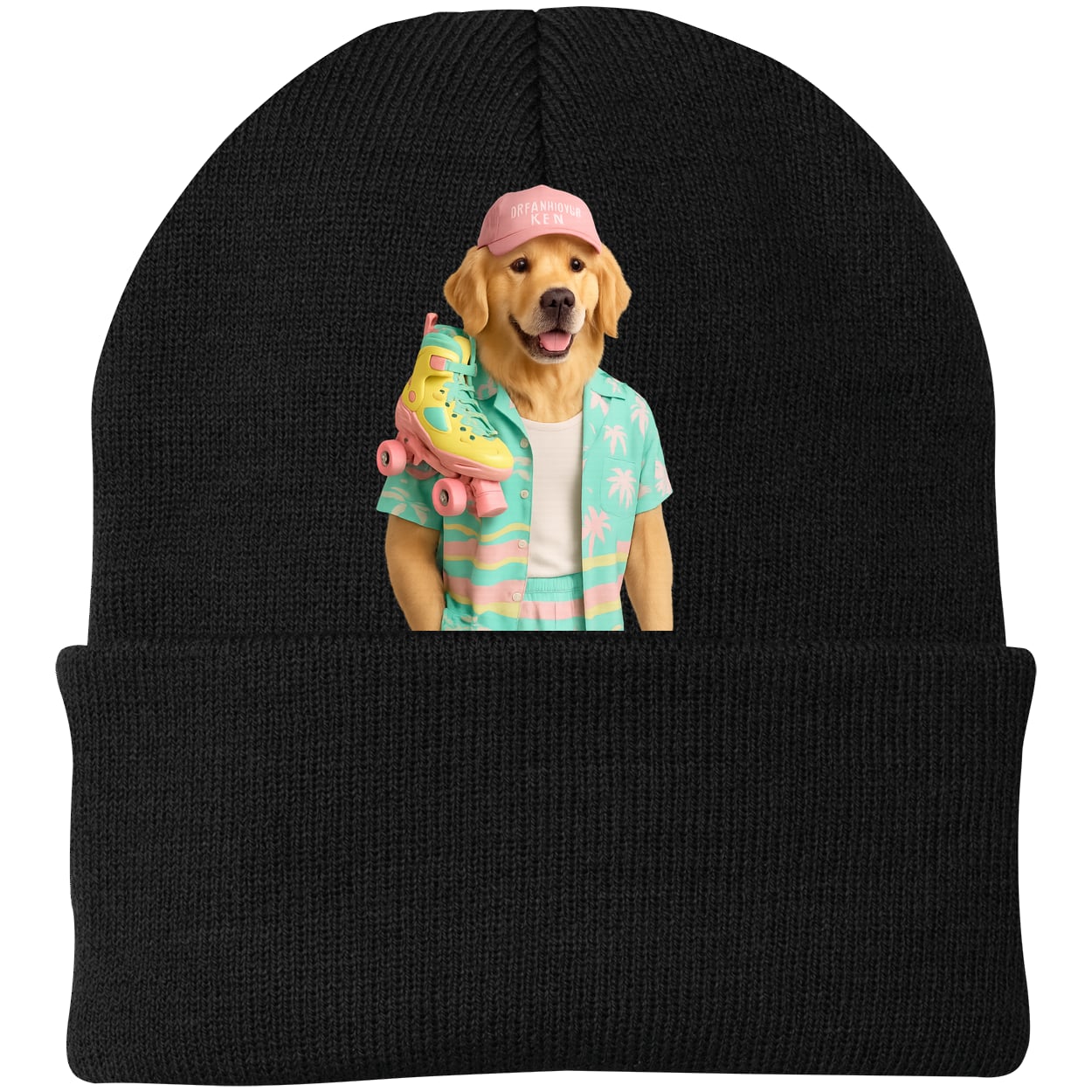 CP90 Port & Company Knit Beanie - Black