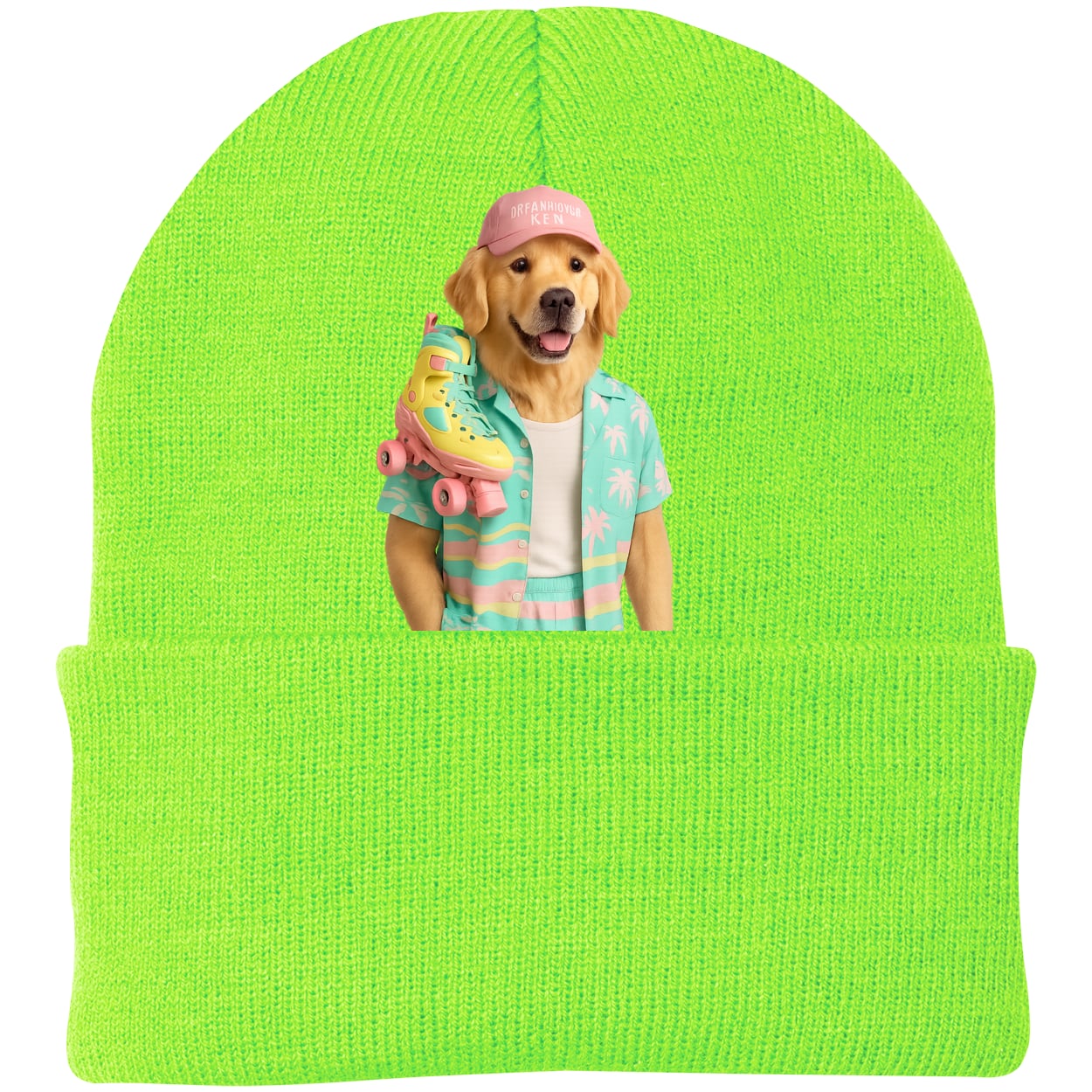CP90 Port & Company Knit Beanie - Neon Green