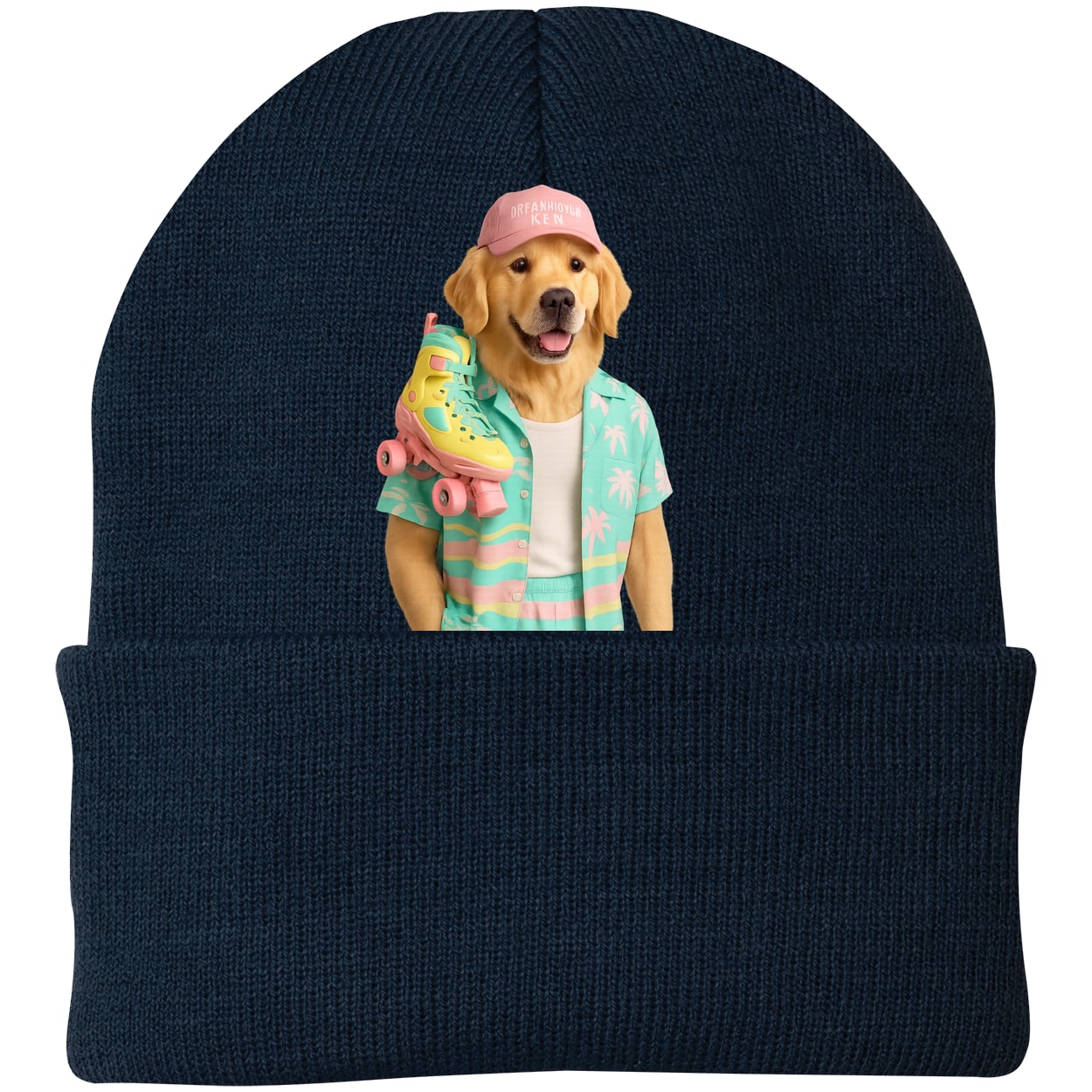 CP90 Port & Company Knit Beanie - Navy