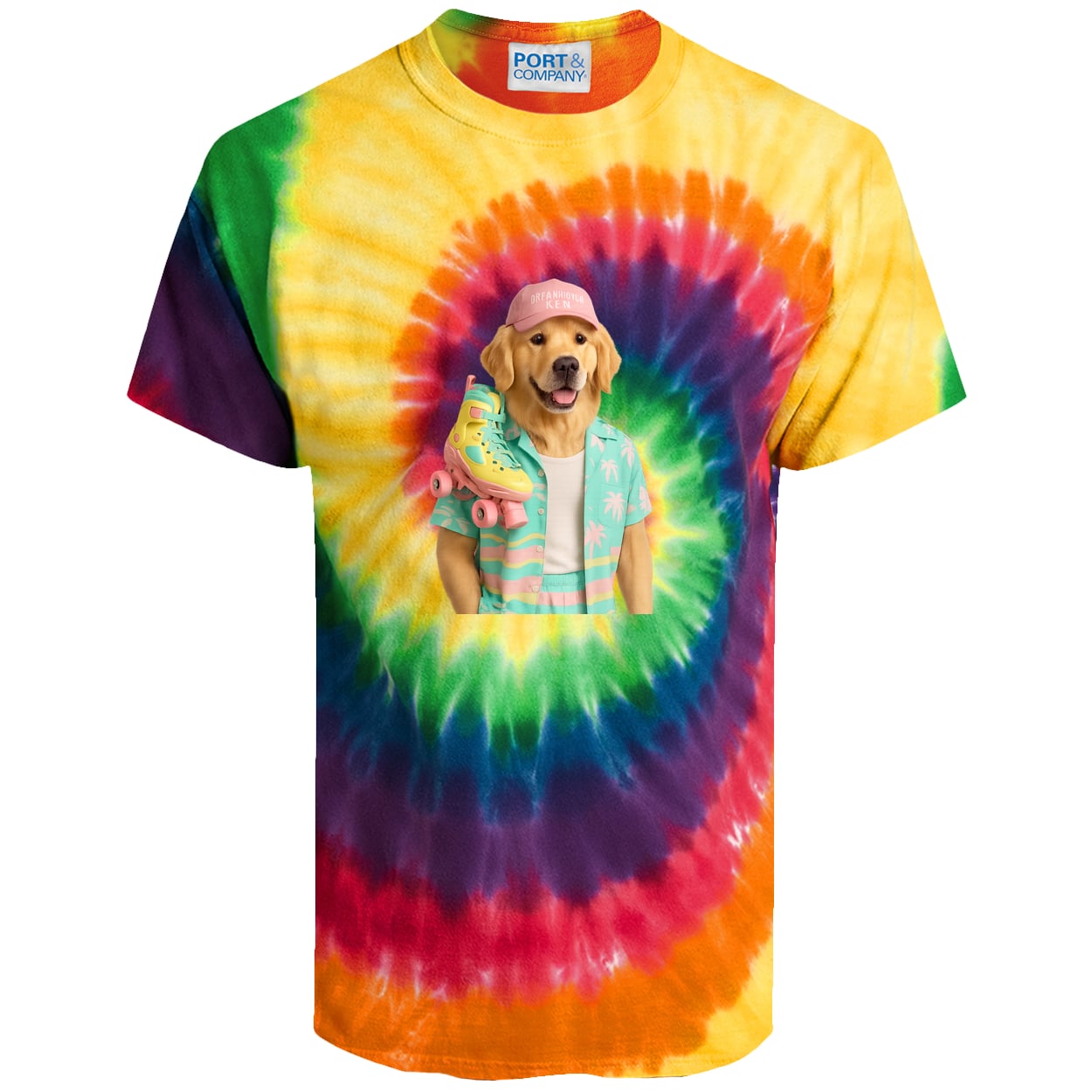 PC147 Port & Company Tie-Dye Tee - Rainbow