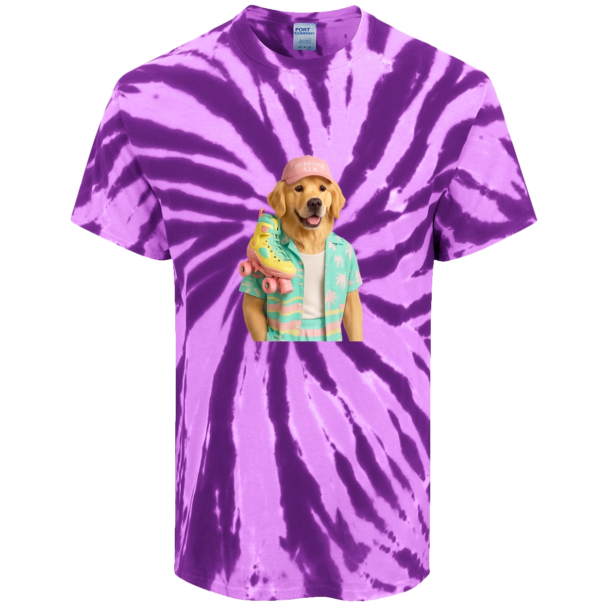 PC147 Port & Company Tie-Dye Tee - Purple