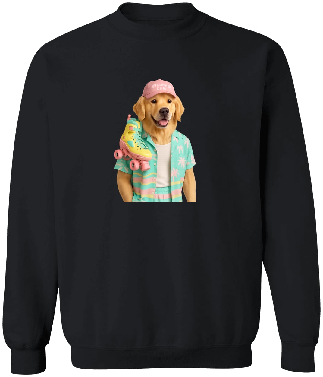 G180 Gildan Crewneck Pullover Sweatshirt - Black