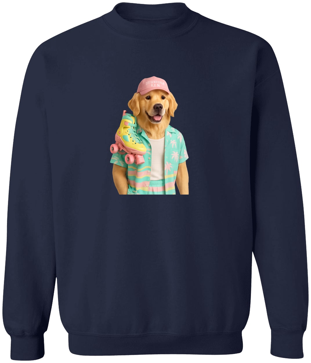G180 Gildan Crewneck Pullover Sweatshirt - Navy