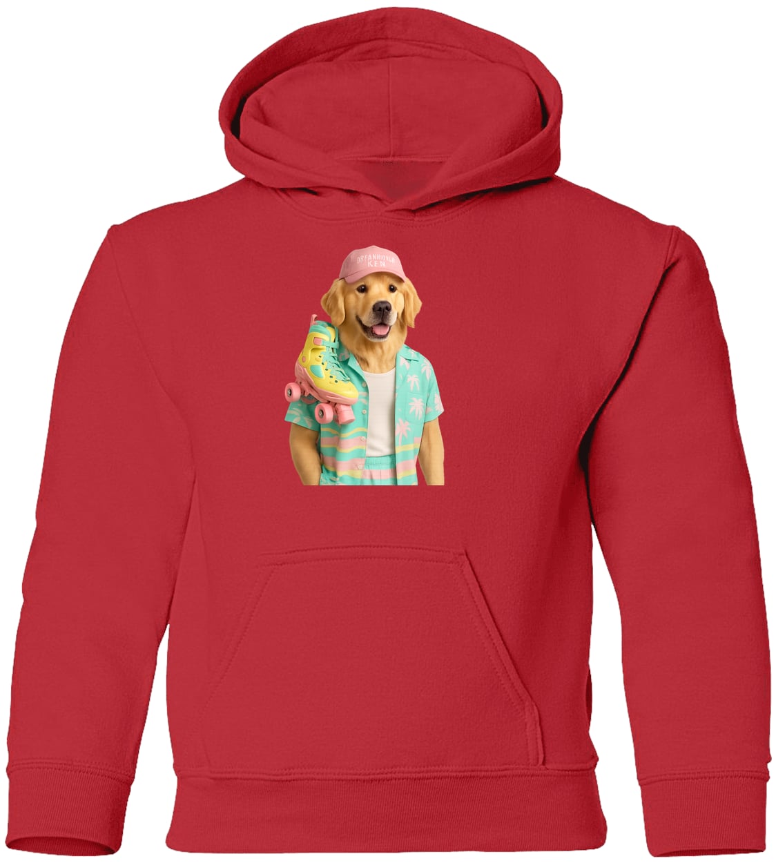 G185B Gildan Youth Pullover Hoodie - Red