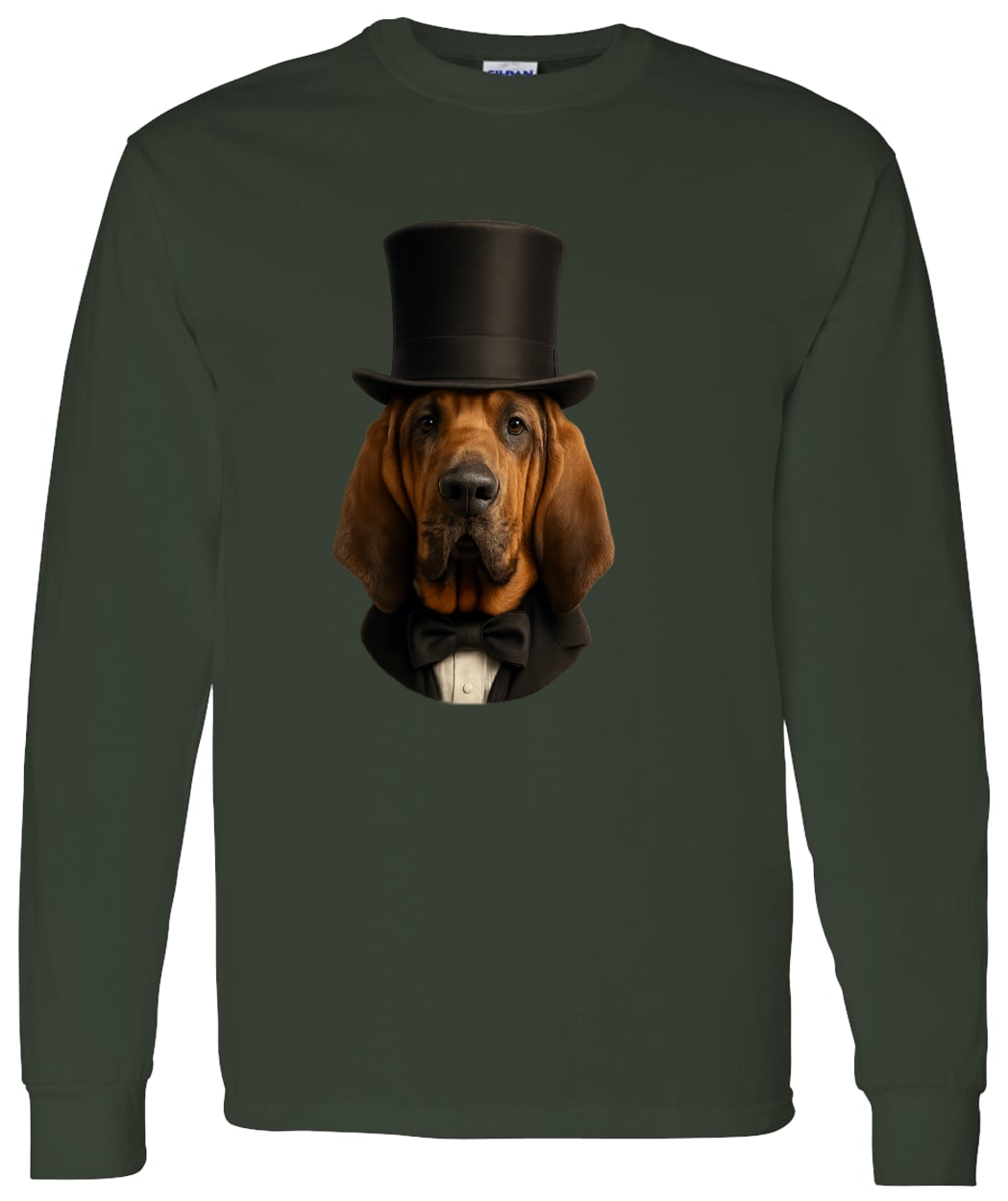 G540 LS T-Shirt 5.3 oz. - Forest Green