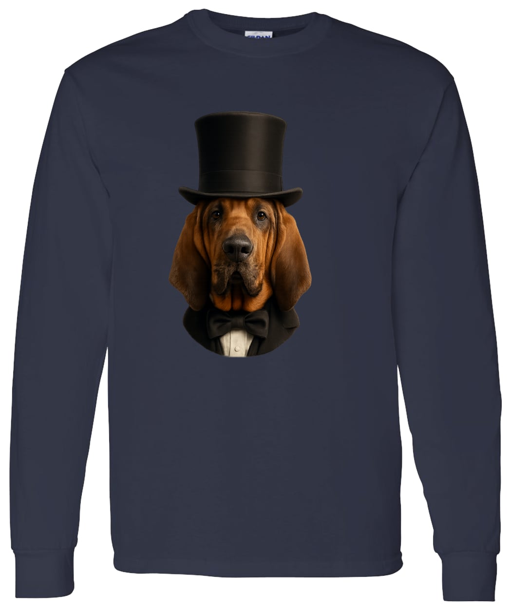 G540 LS T-Shirt 5.3 oz. - Navy