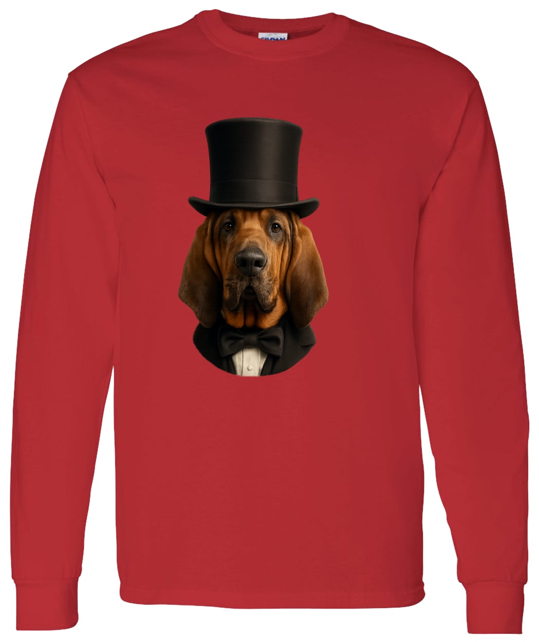 G540 LS T-Shirt 5.3 oz. - Red