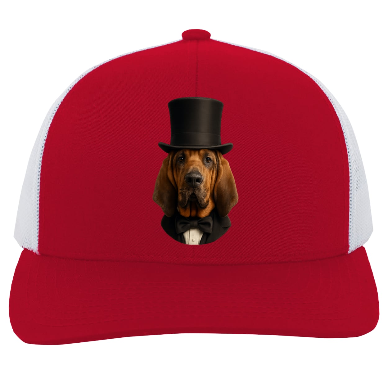 104C Trucker Snap Back - Red/White