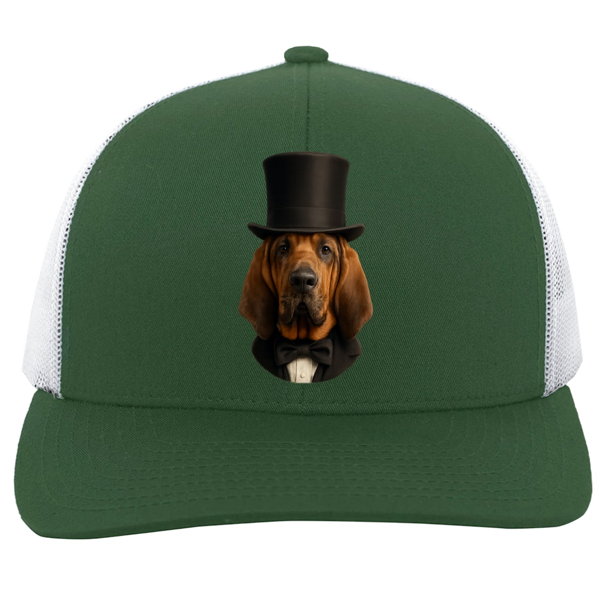 104C Trucker Snap Back - Dark Green/White