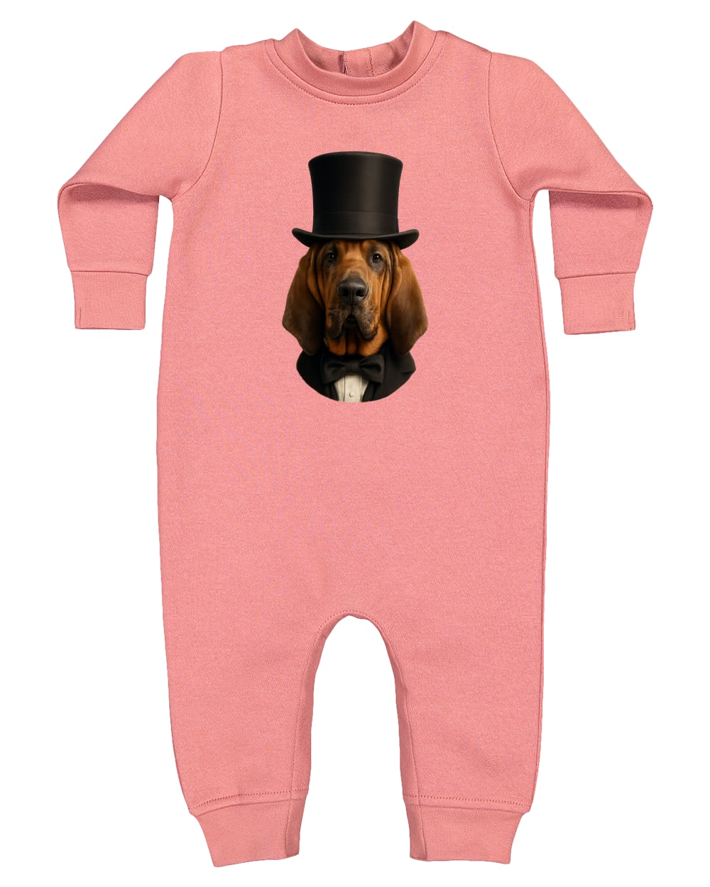 4447 Rabbit Skins Infant Fleece One-Piece Bodysuit - Mauvelous