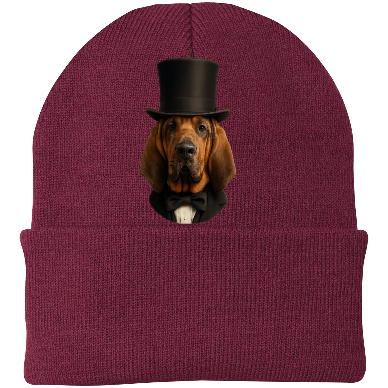 CP90 Port & Company Knit Beanie - Maroon