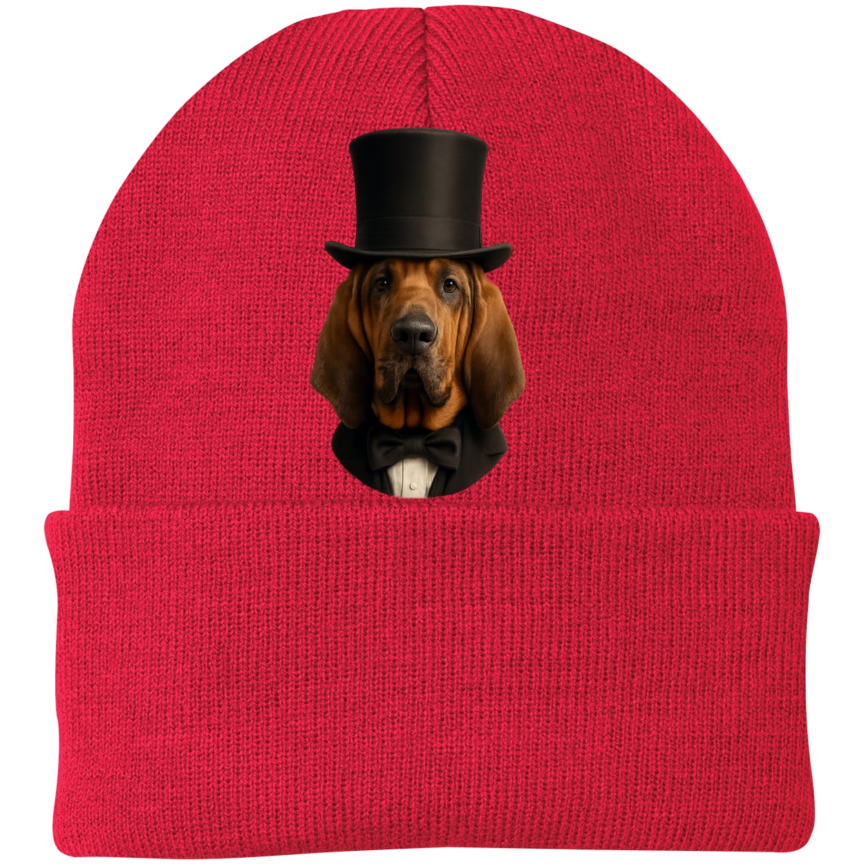CP90 Port & Company Knit Beanie - Athletic Red