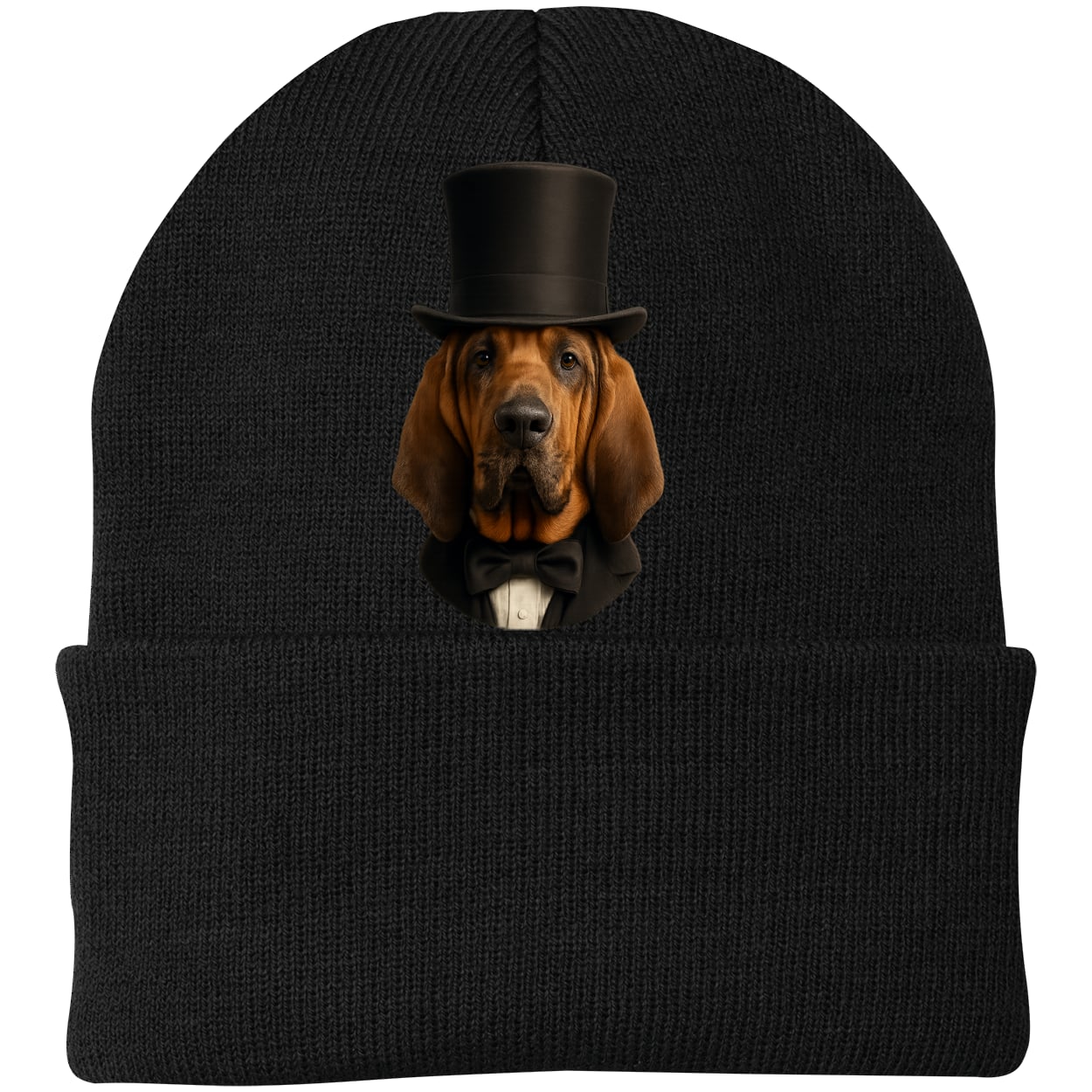 CP90 Port & Company Knit Beanie - Black