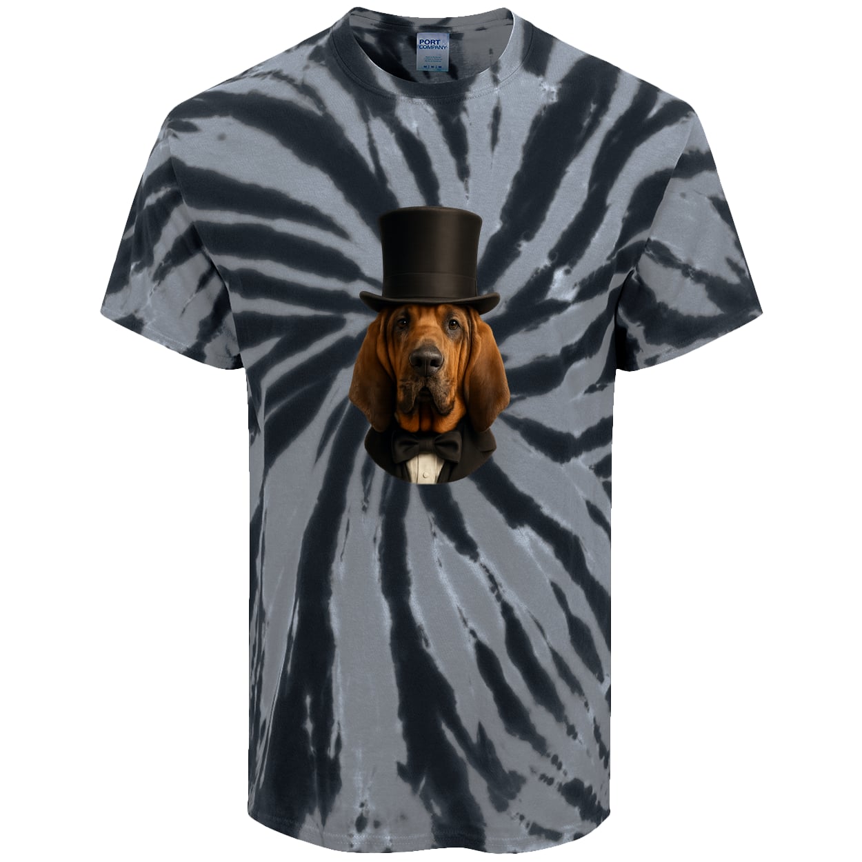 PC147 Port & Company Tie-Dye Tee - Black