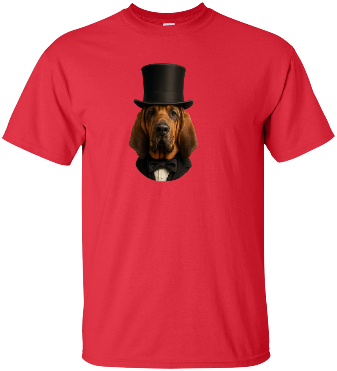 G200T Gildan Mens Tall Ultra Cotton Tee - Red