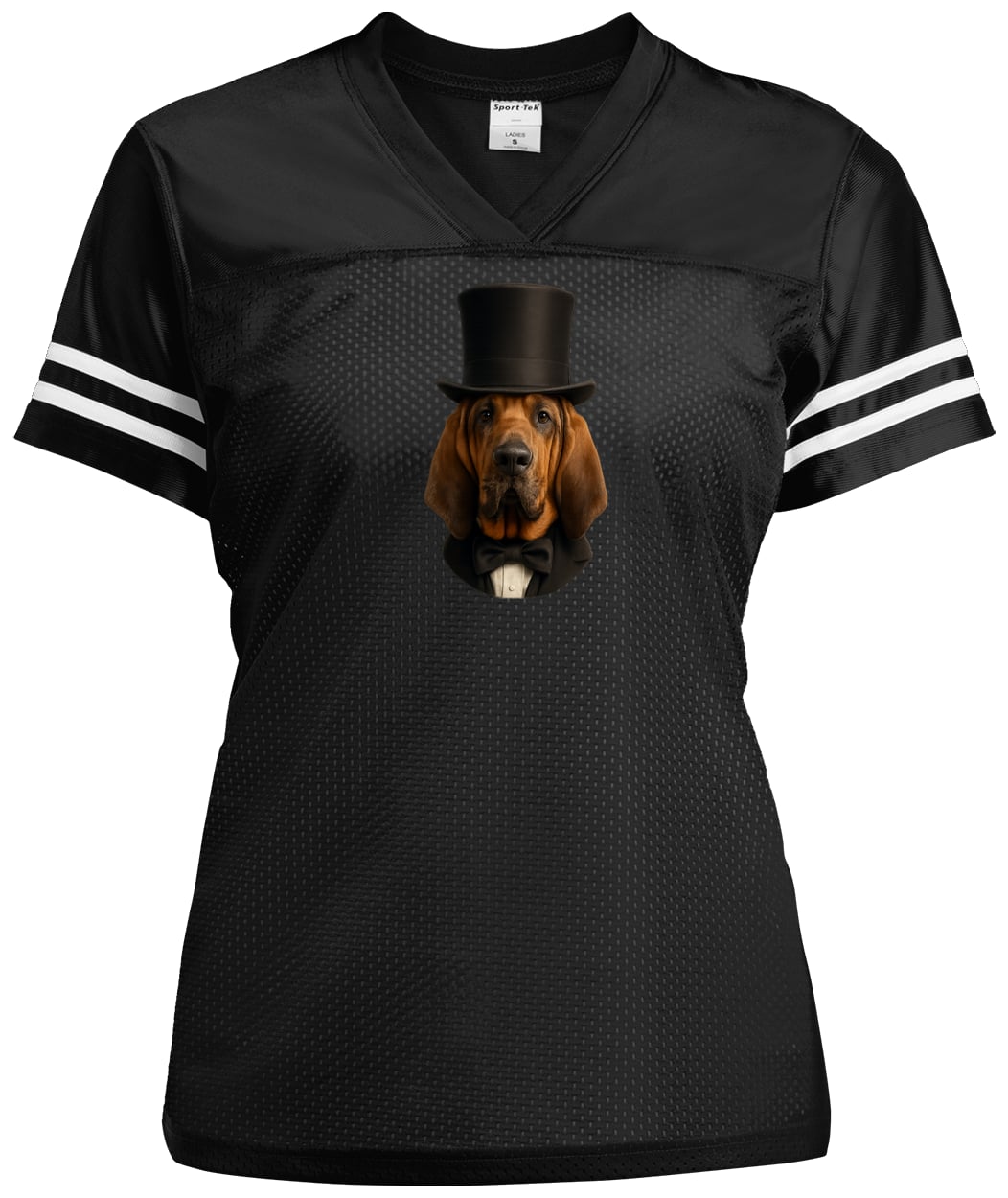 LST307 Sport-Tek Ladies' Replica Jersey - Black/White
