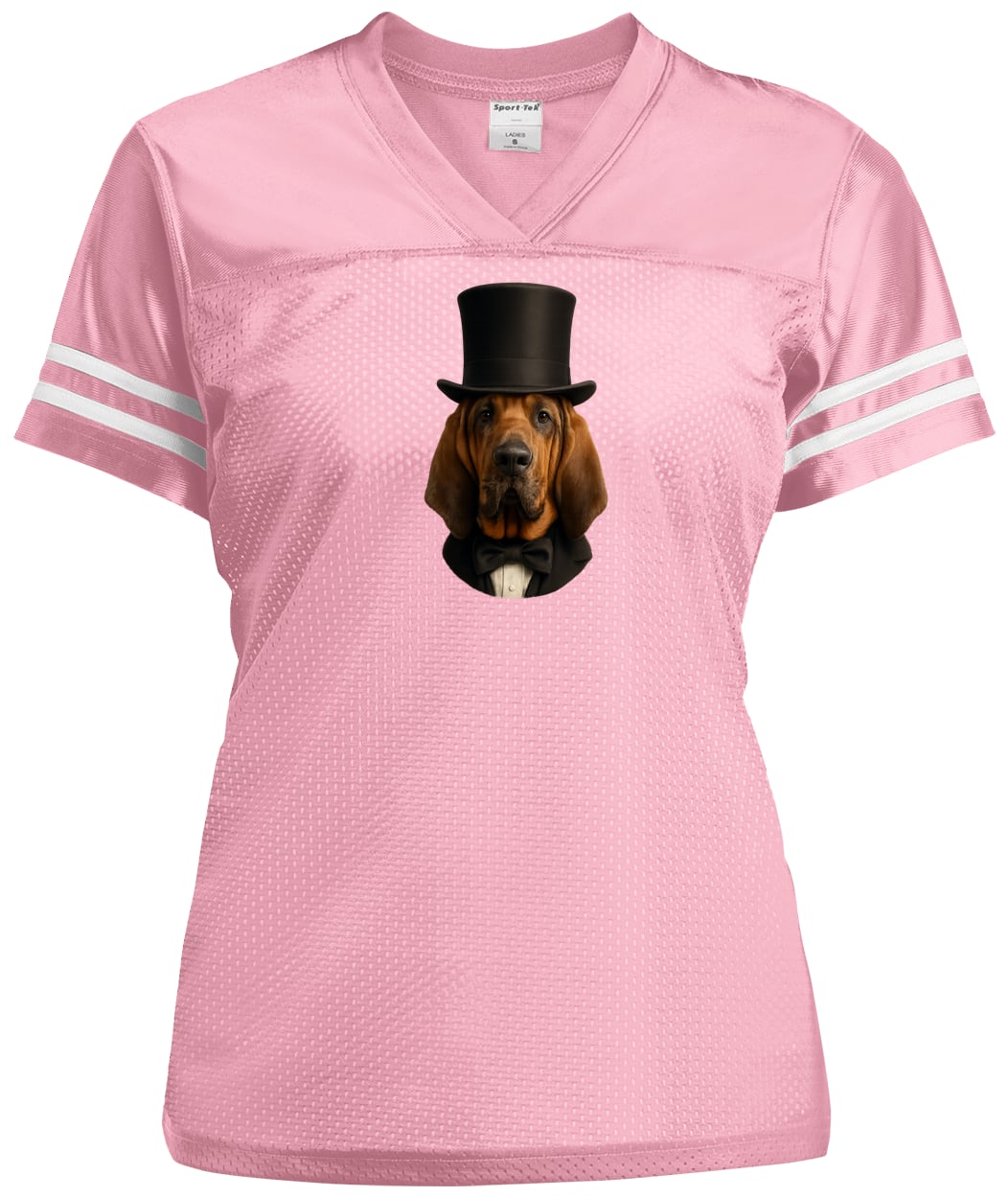 LST307 Sport-Tek Ladies' Replica Jersey - Light Pink/White