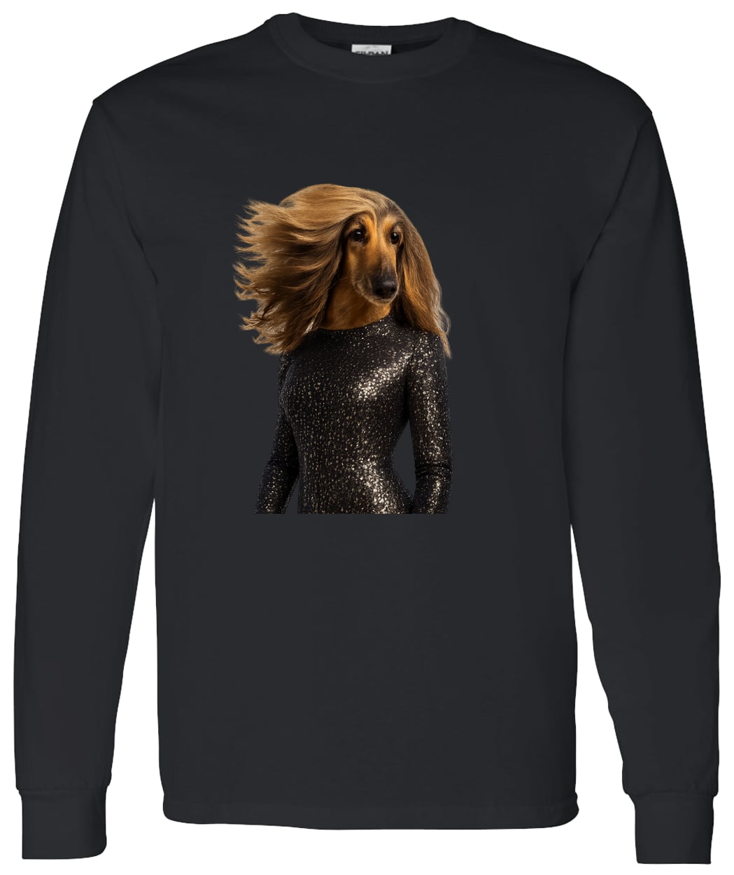 G540 LS T-Shirt 5.3 oz. - Black