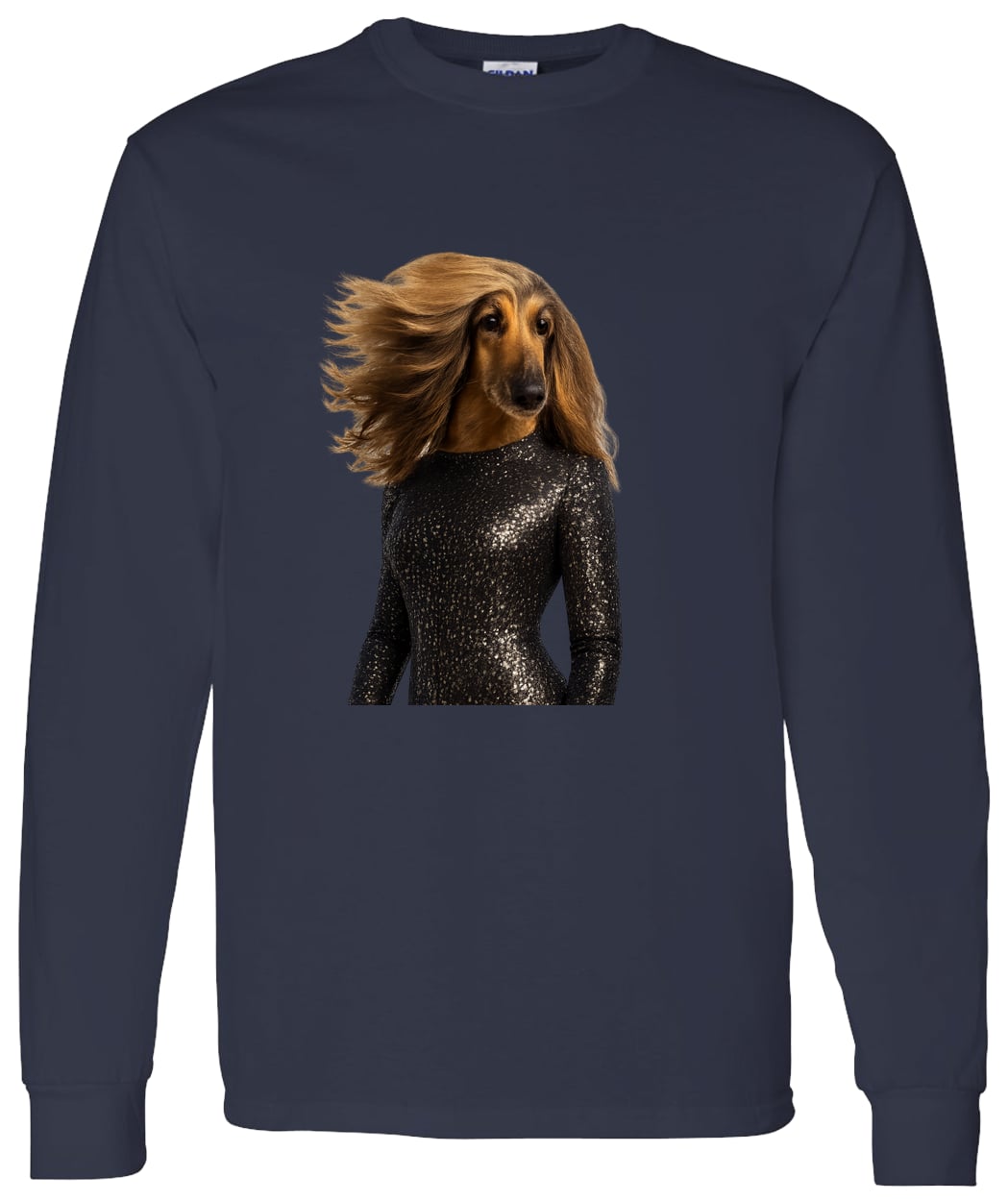 G540 LS T-Shirt 5.3 oz. - Navy