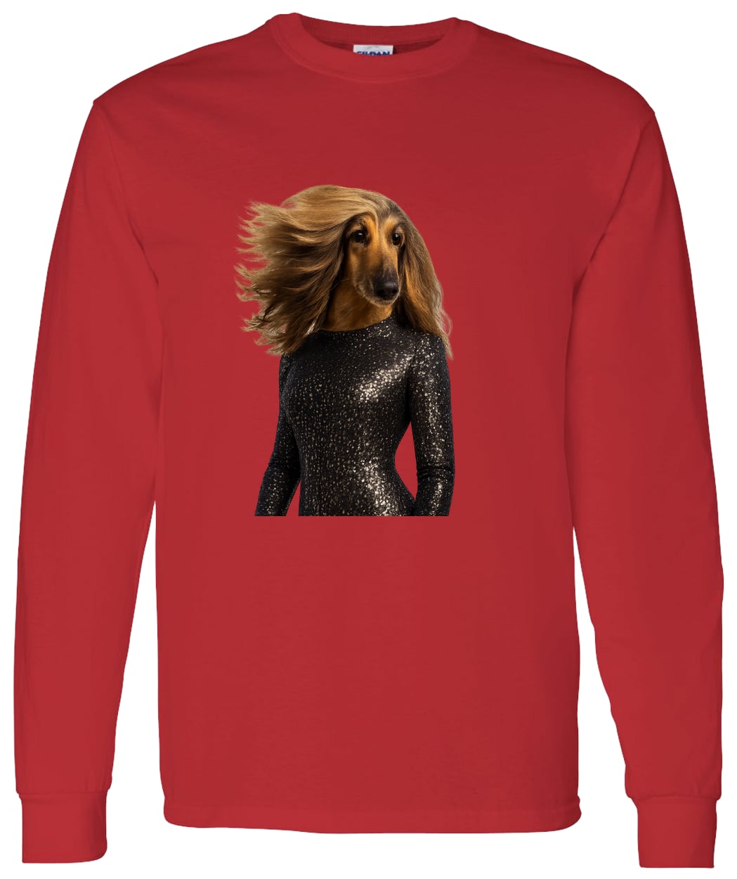 G540 LS T-Shirt 5.3 oz. - Red