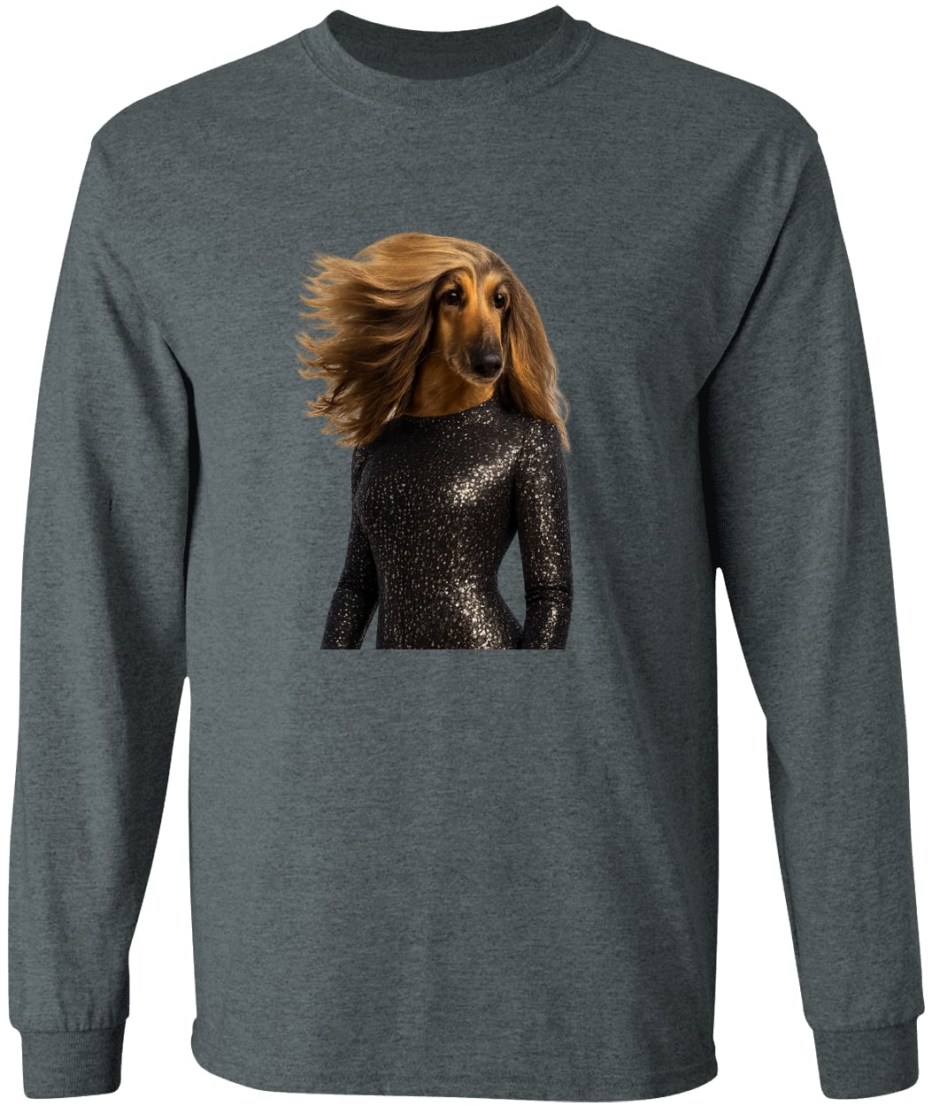 G540 LS T-Shirt 5.3 oz. - Dark Heather