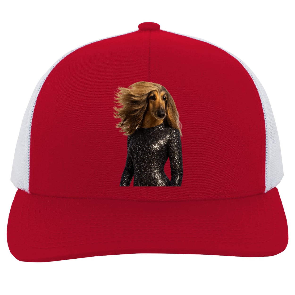 104C Trucker Snap Back - Red/White