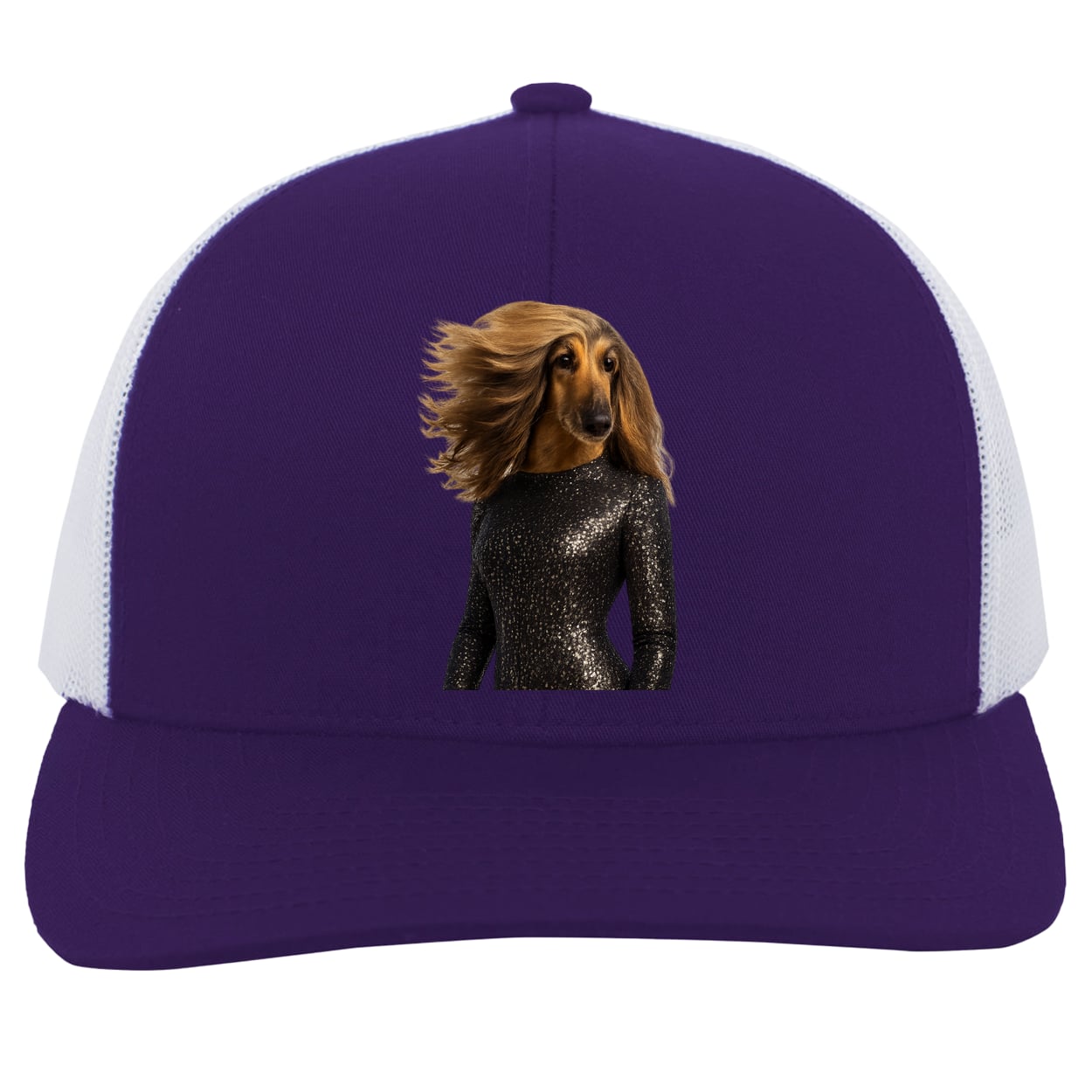 104C Trucker Snap Back - Purple/White