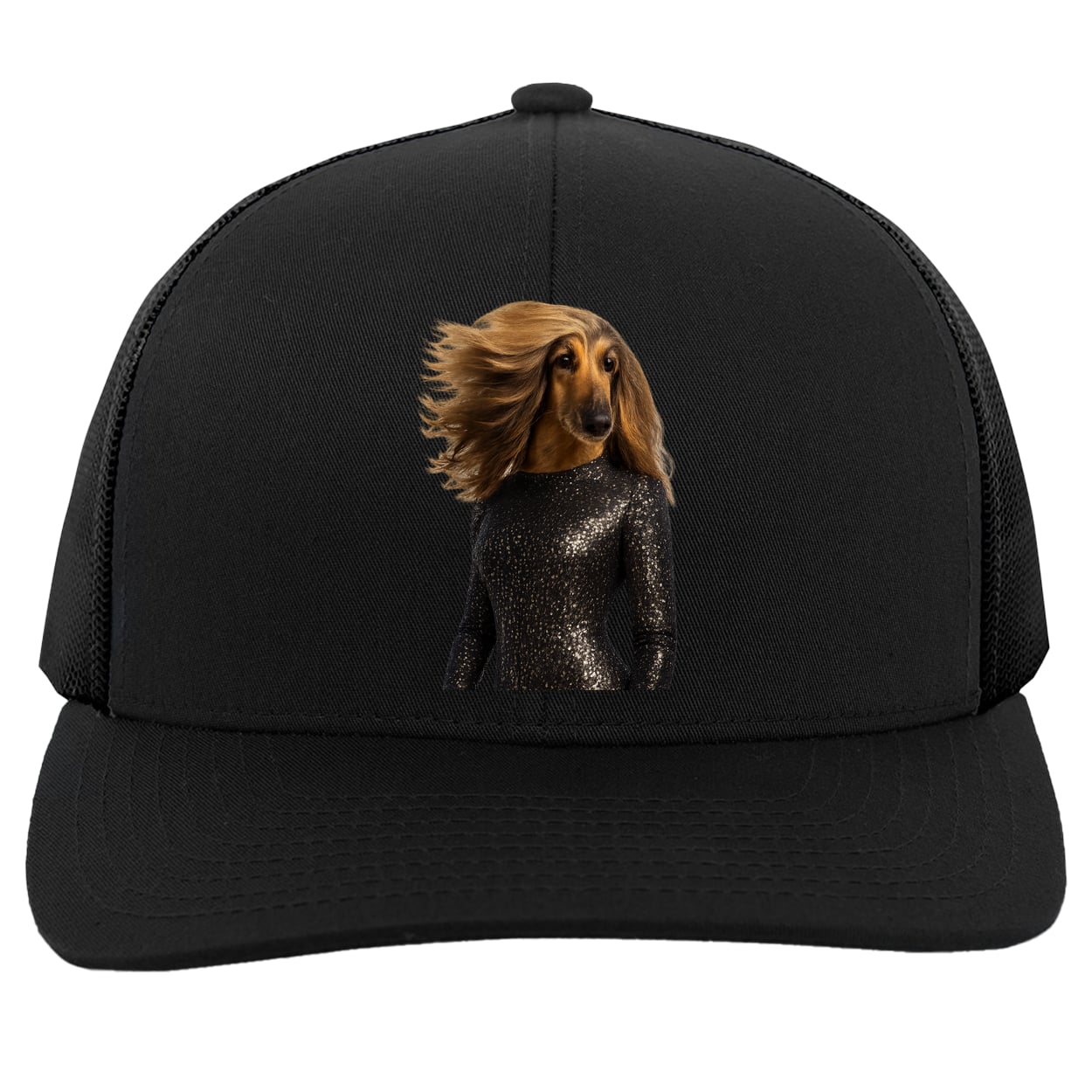 104C Trucker Snap Back - Black