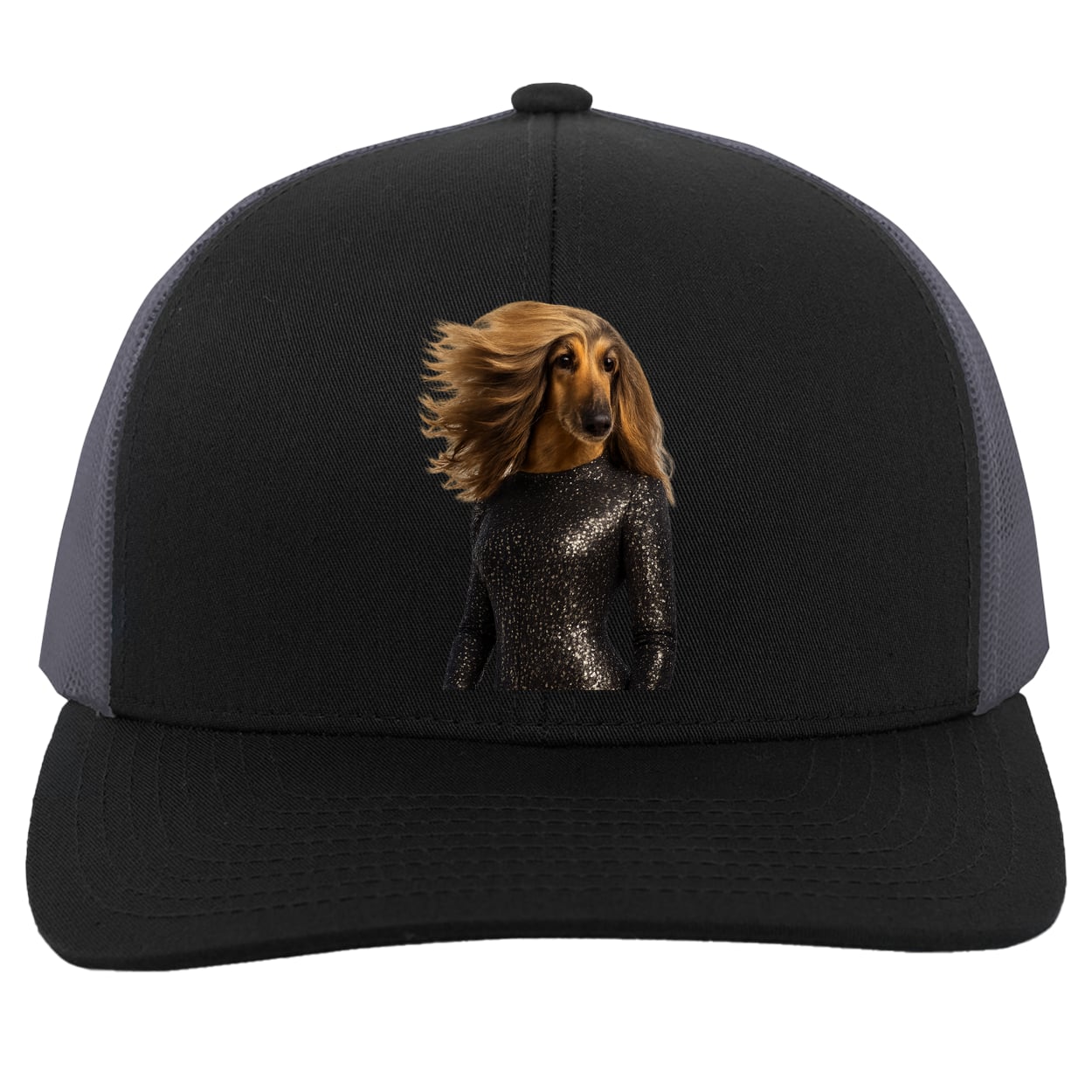 104C Trucker Snap Back - Black/Graphite