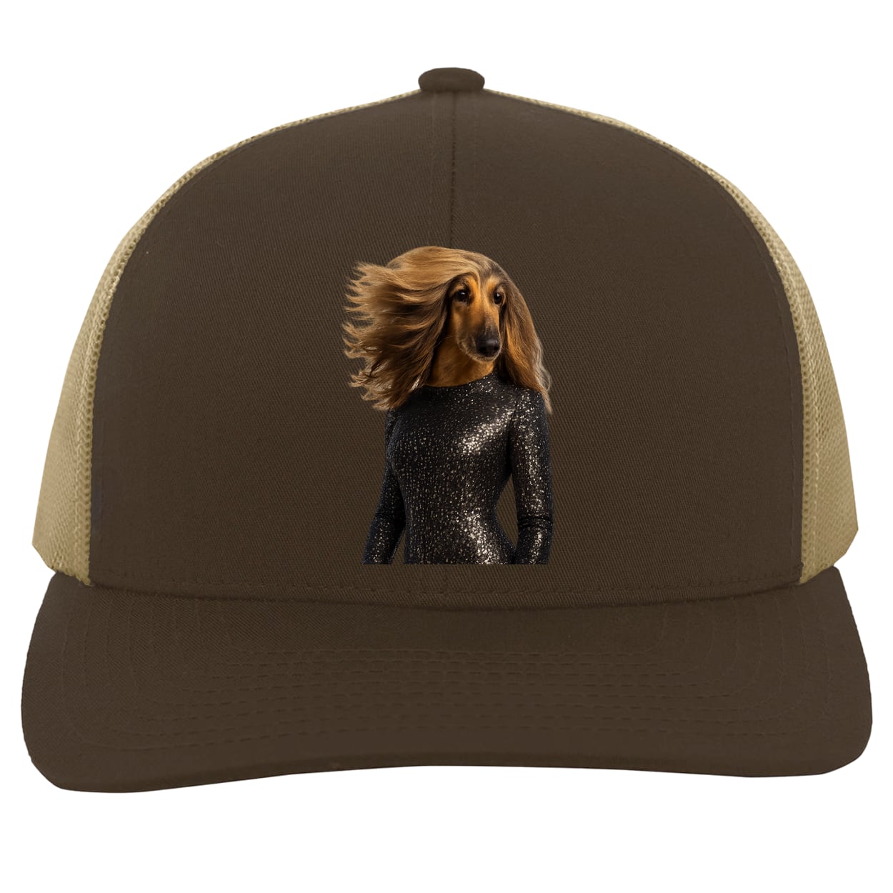 104C Trucker Snap Back - Brown/Khaki