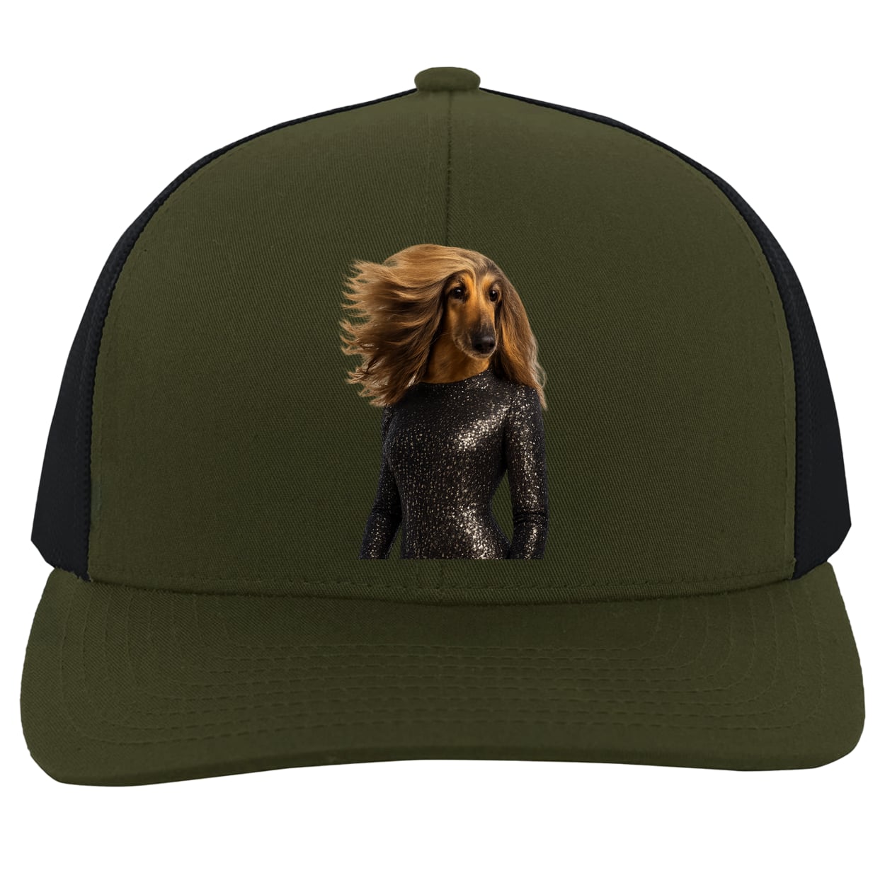 104C Trucker Snap Back - Moss/Charcoal