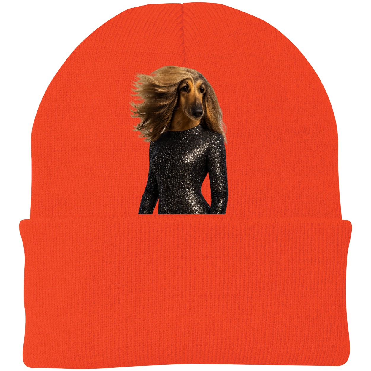 CP90 Port & Company Knit Beanie - Athletic Orange