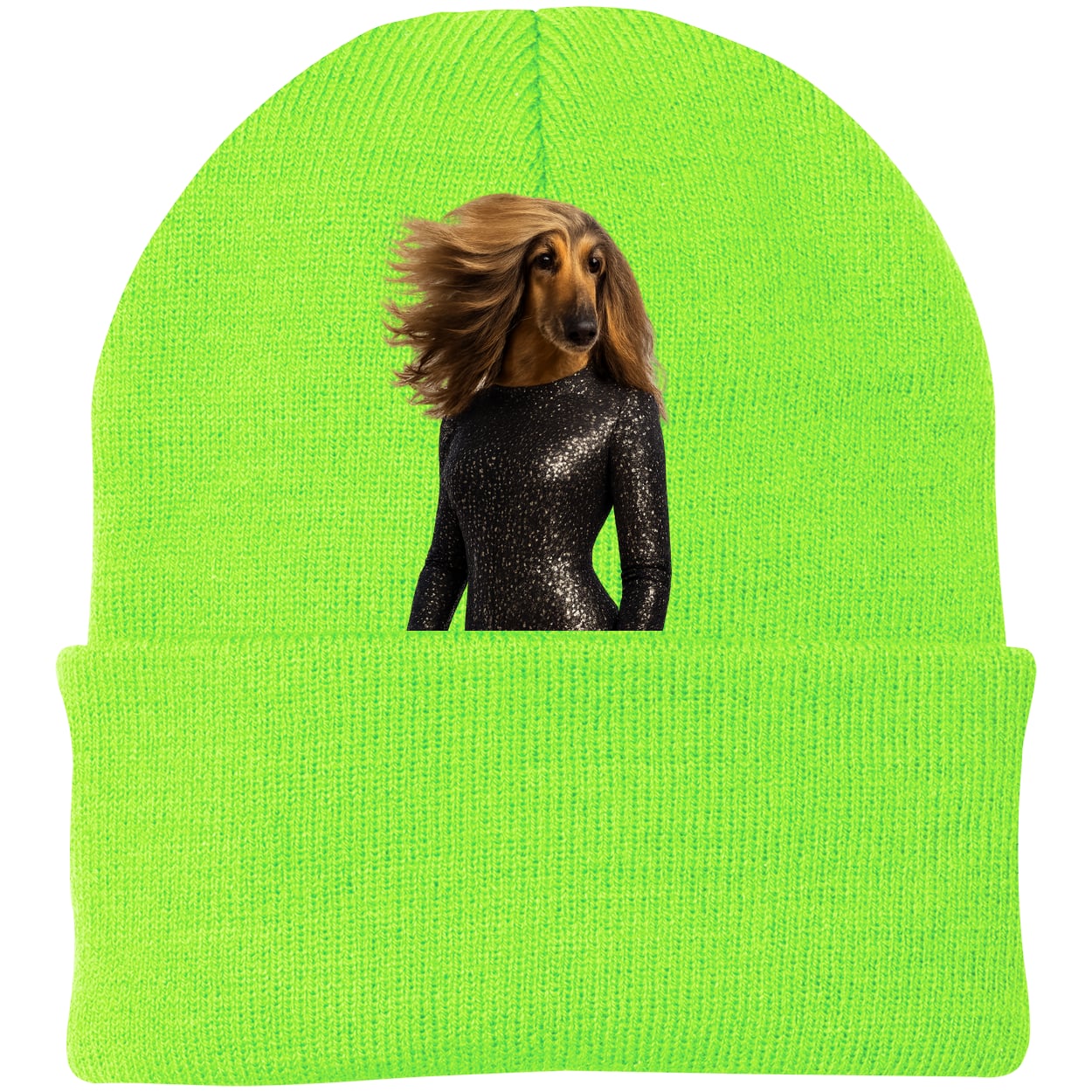 CP90 Port & Company Knit Beanie - Neon Green