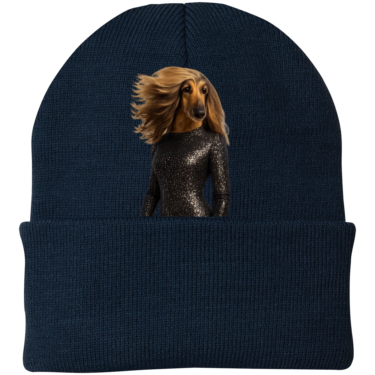 CP90 Port & Company Knit Beanie - Navy