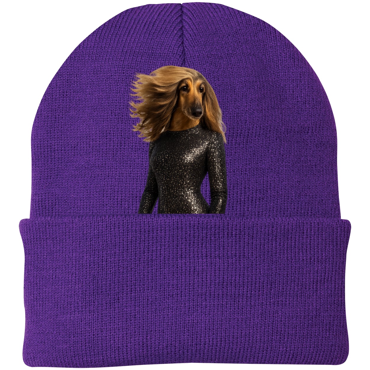 CP90 Port & Company Knit Beanie - Athletic Purple