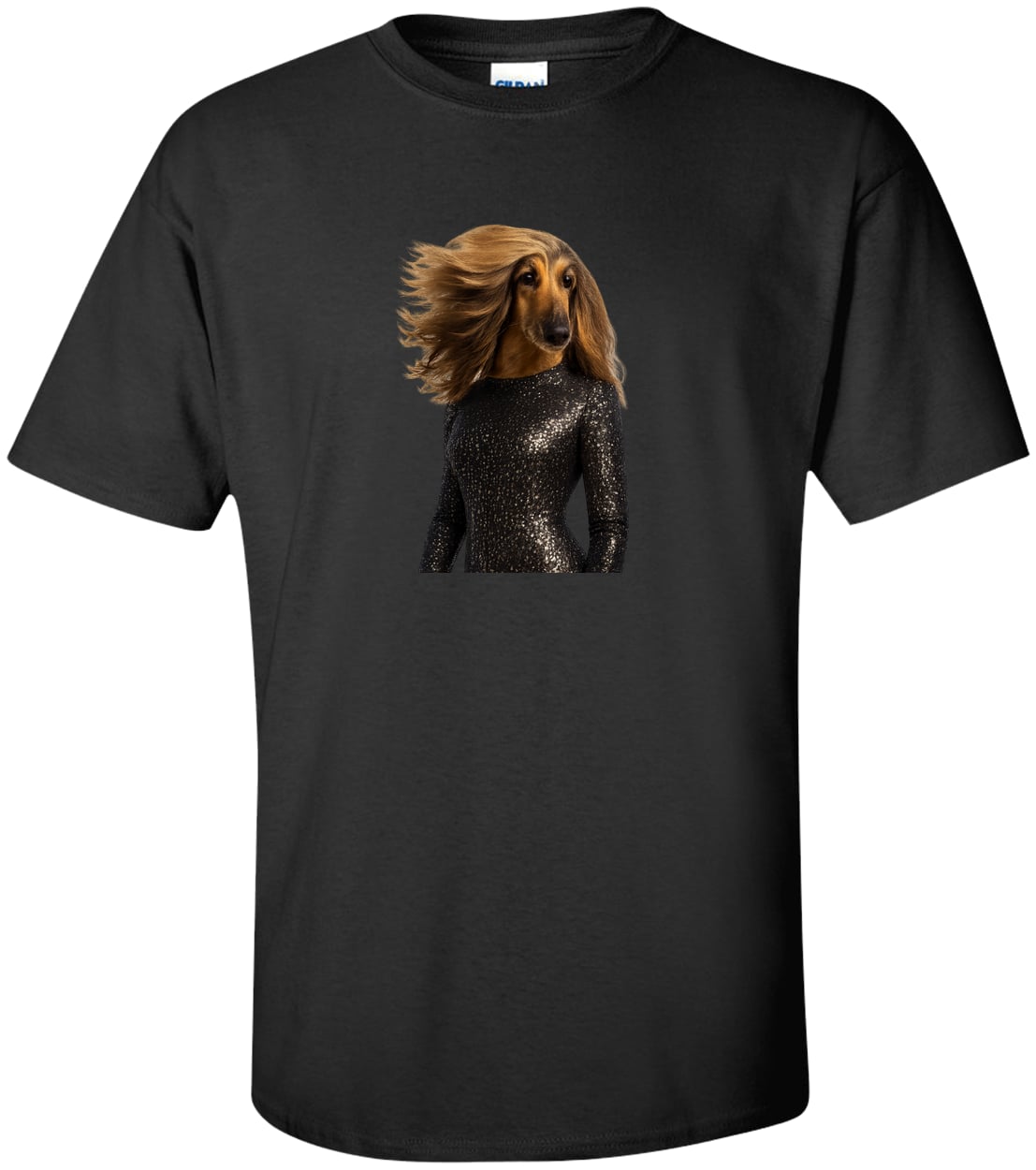 G200T Gildan Mens Tall Ultra Cotton Tee - Black
