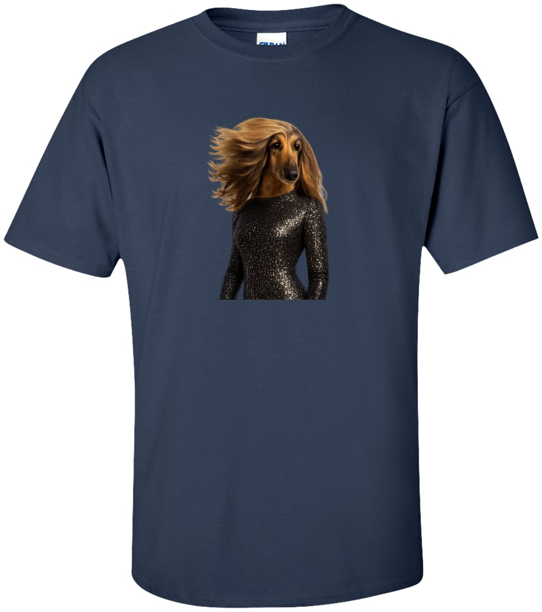 G200T Gildan Mens Tall Ultra Cotton Tee - Navy