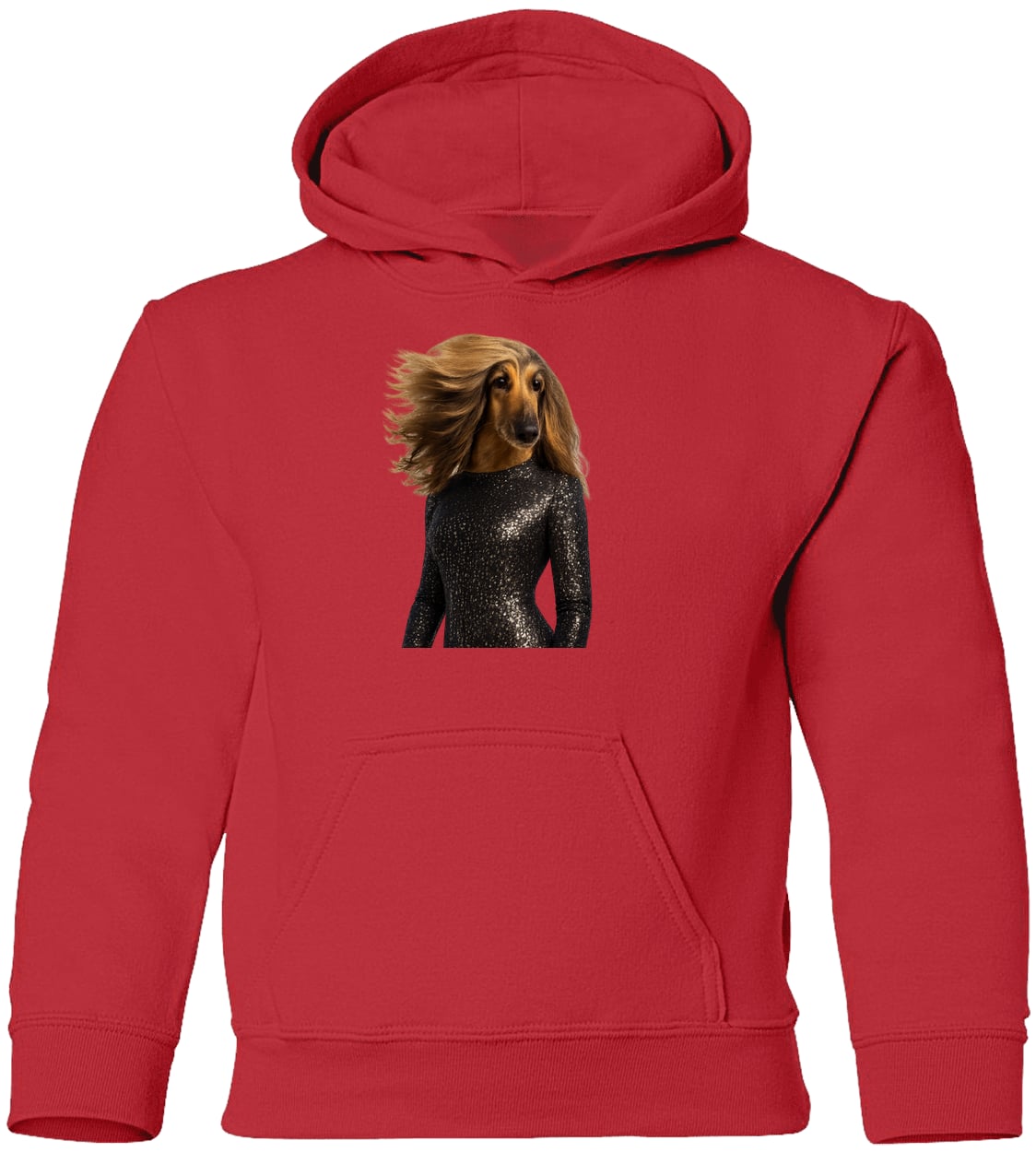 G185B Gildan Youth Pullover Hoodie - Red