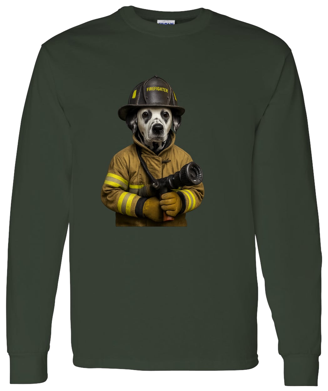 G540 LS T-Shirt 5.3 oz. - Forest Green