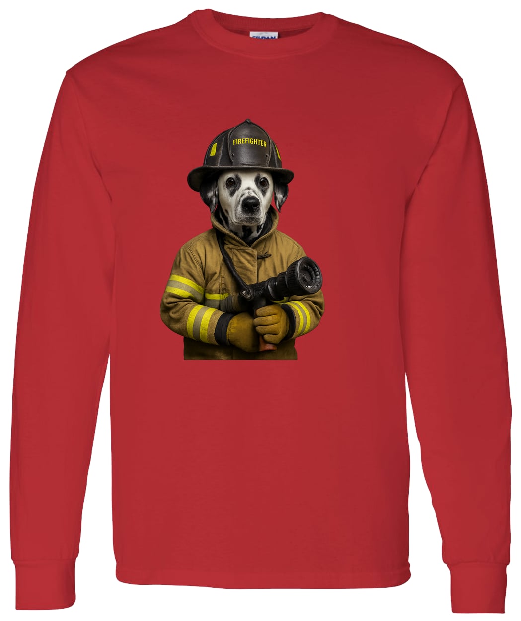 G540 LS T-Shirt 5.3 oz. - Red