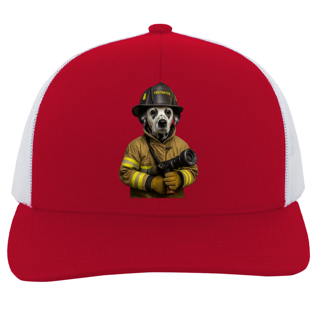 104C Trucker Snap Back - Red/White