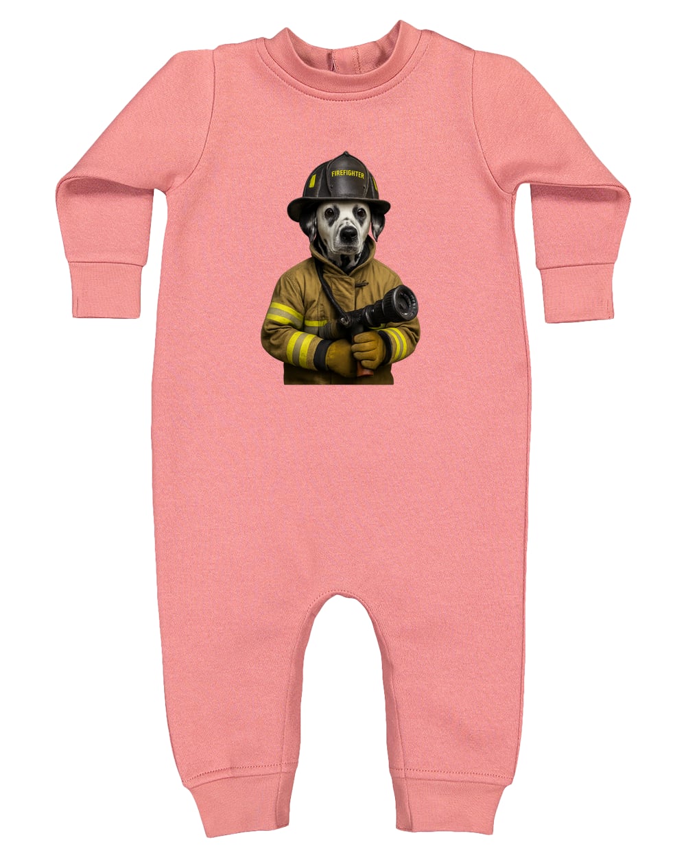 4447 Rabbit Skins Infant Fleece One-Piece Bodysuit - Mauvelous